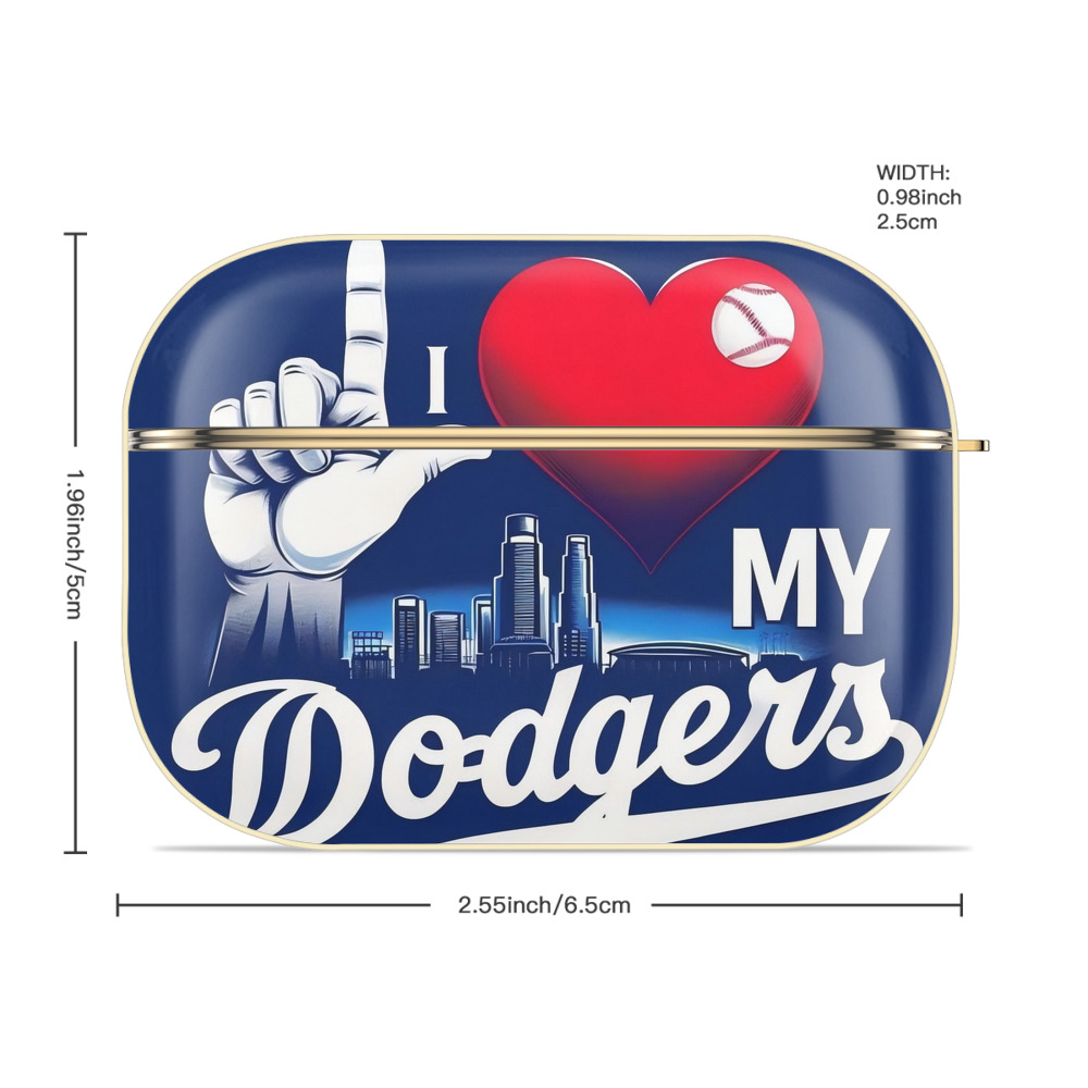  Luxury Gold AirPods Pro Case With Keychain, Flexible PC Material, Full Protection, Precise Cutouts, Anti-Fingerprint, Washable, Durable Design