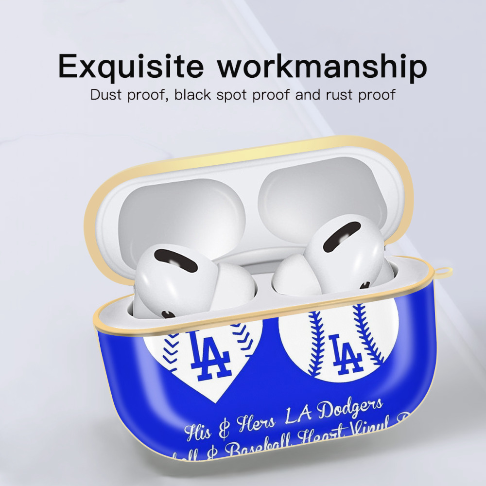  Luxury Gold AirPods Pro Case With Keychain, Flexible PC Material, Full Protection, Precise Cutouts, Anti-Fingerprint, Washable, Durable Design