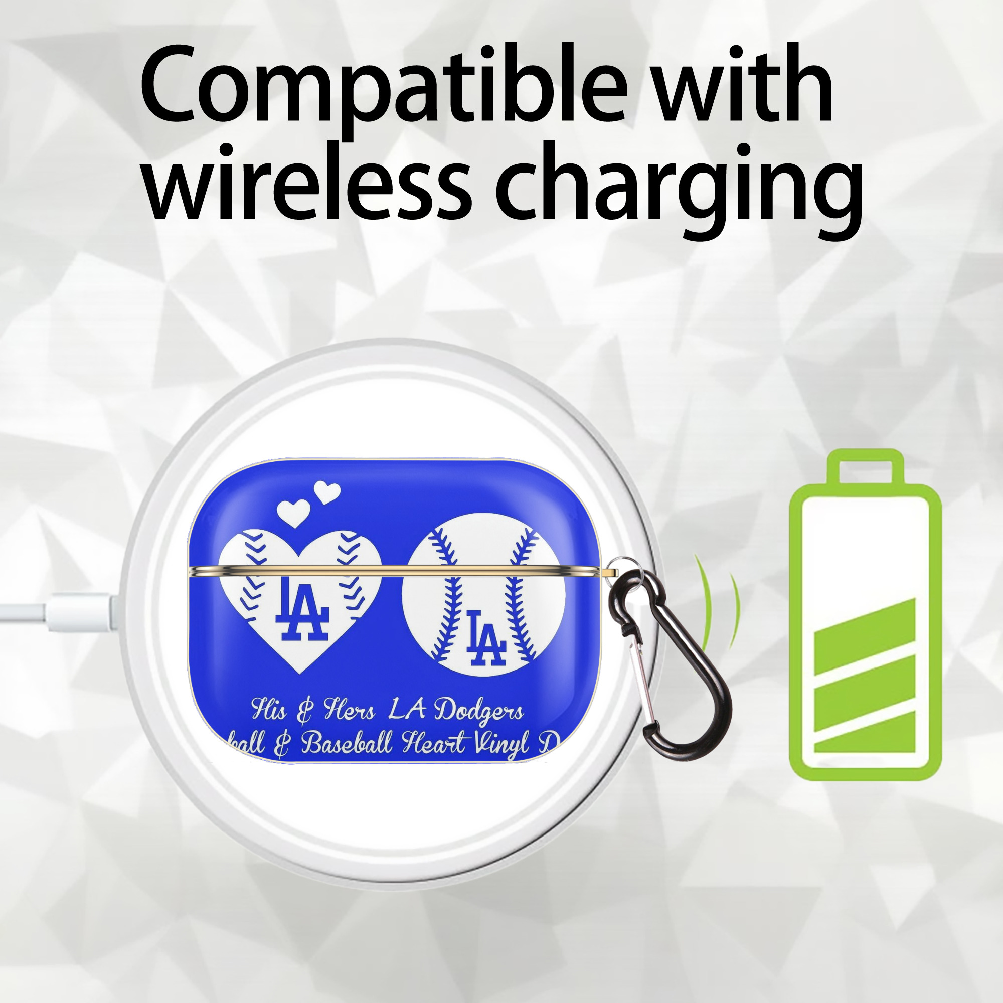  Luxury Gold AirPods Pro Case With Keychain, Flexible PC Material, Full Protection, Precise Cutouts, Anti-Fingerprint, Washable, Durable Design