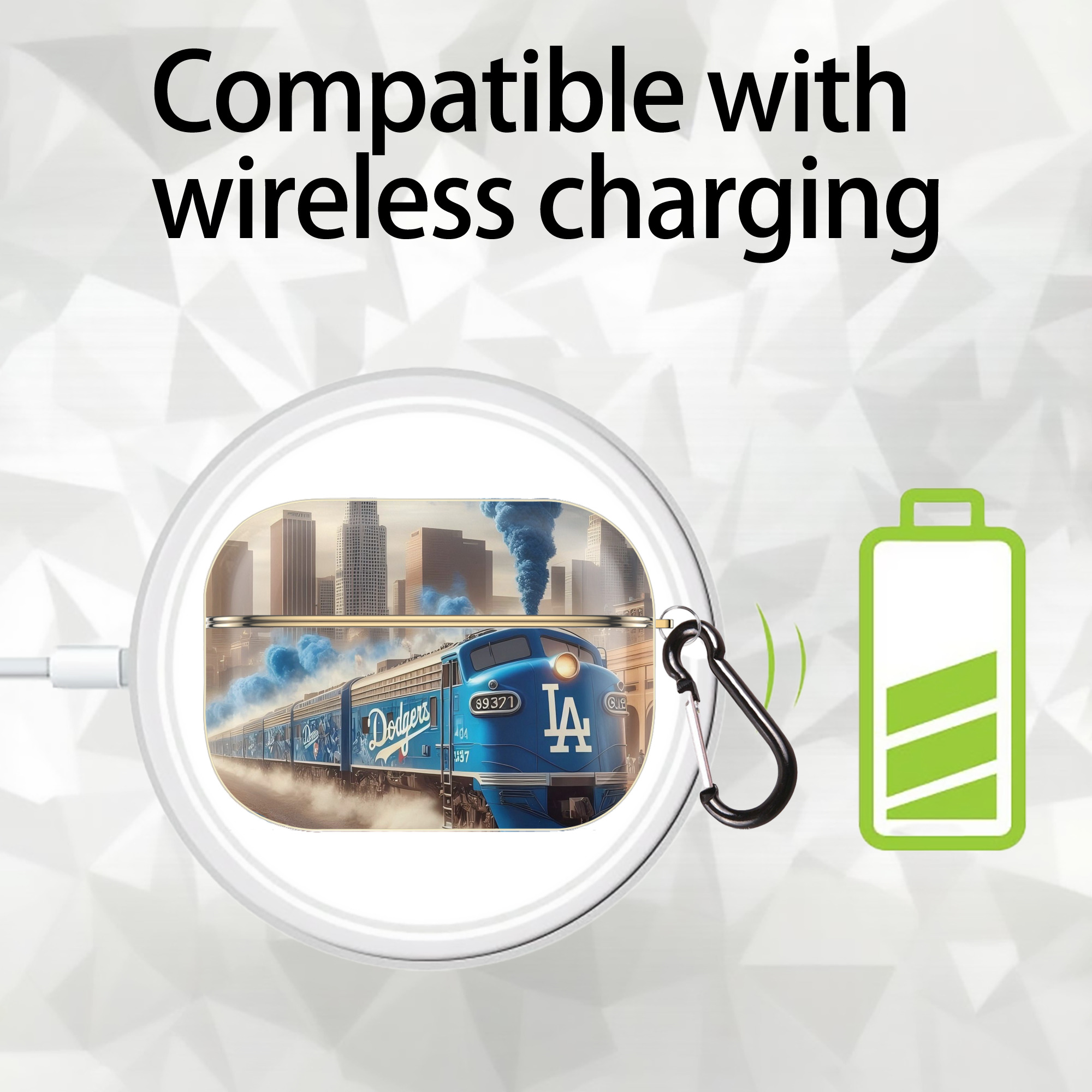  Luxury Gold AirPods Pro Case With Keychain, Flexible PC Material, Full Protection, Precise Cutouts, Anti-Fingerprint, Washable, Durable Design