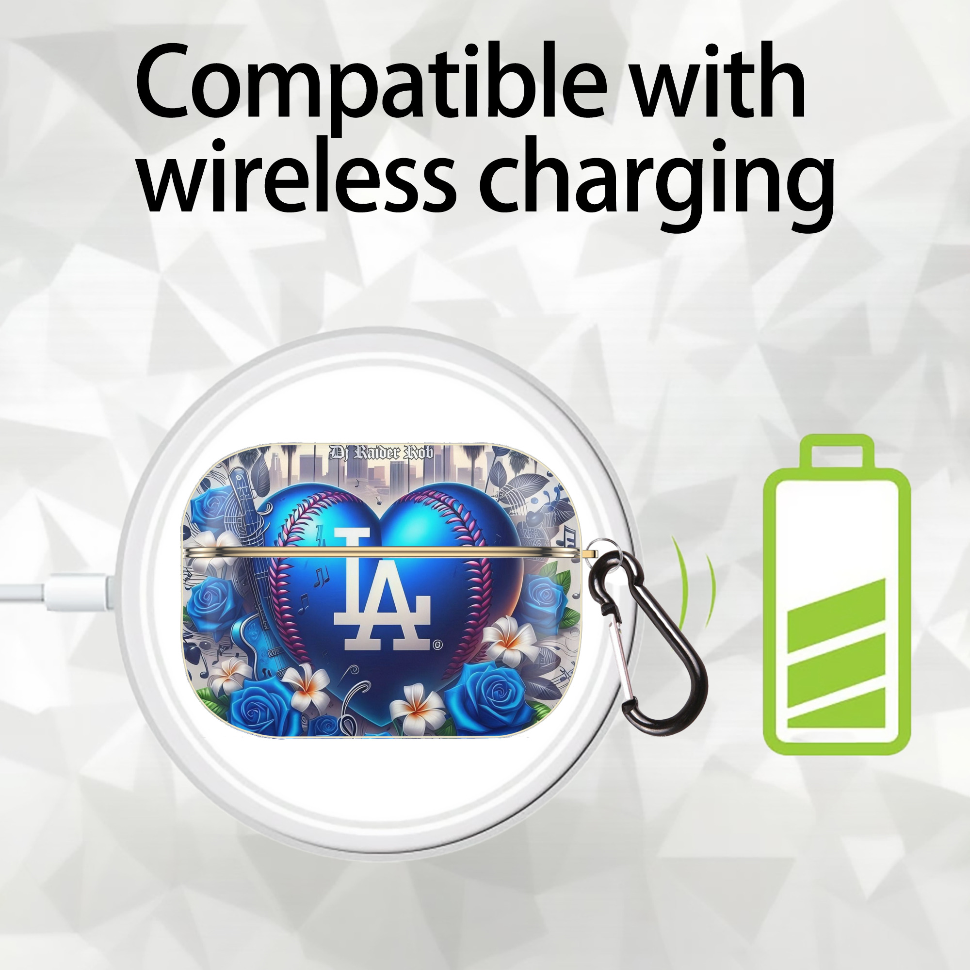  Luxury Gold AirPods Pro Case With Keychain, Flexible PC Material, Full Protection, Precise Cutouts, Anti-Fingerprint, Washable, Durable Design