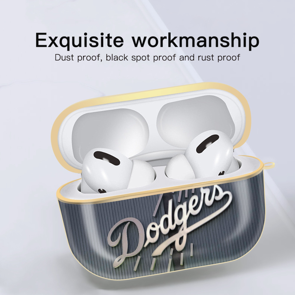  Luxury Gold AirPods Pro Case With Keychain, Flexible PC Material, Full Protection, Precise Cutouts, Anti-Fingerprint, Washable, Durable Design