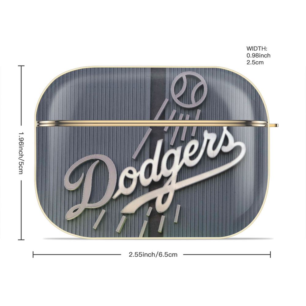  Luxury Gold AirPods Pro Case With Keychain, Flexible PC Material, Full Protection, Precise Cutouts, Anti-Fingerprint, Washable, Durable Design