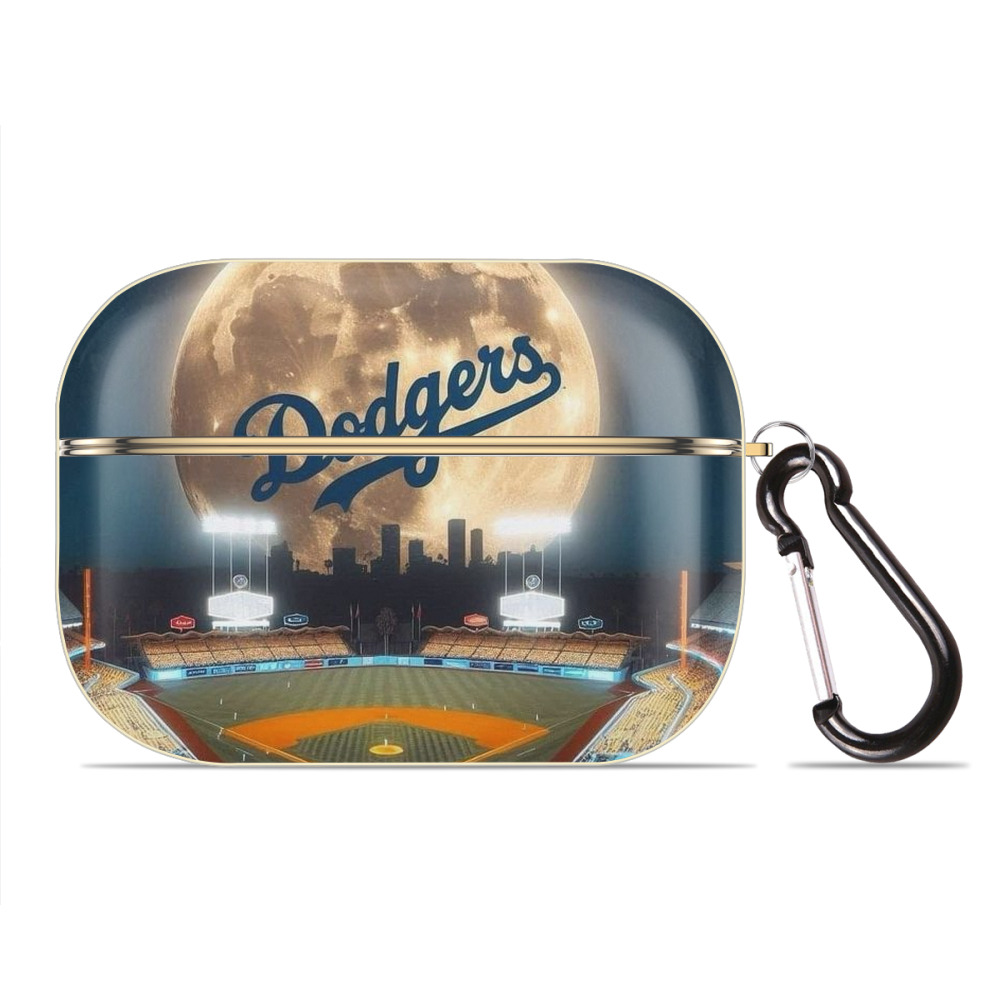  Luxury Gold AirPods Pro Case With Keychain, Flexible PC Material, Full Protection, Precise Cutouts, Anti-Fingerprint, Washable, Durable Design