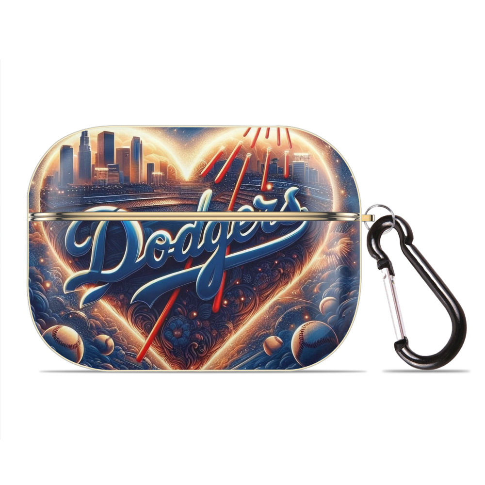  Luxury Gold AirPods Pro Case With Keychain, Flexible PC Material, Full Protection, Precise Cutouts, Anti-Fingerprint, Washable, Durable Design