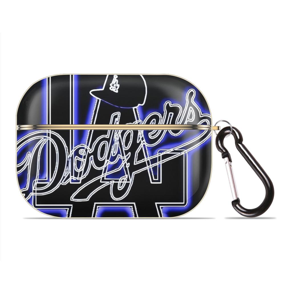  Luxury Gold AirPods Pro Case With Keychain, Flexible PC Material, Full Protection, Precise Cutouts, Anti-Fingerprint, Washable, Durable Design