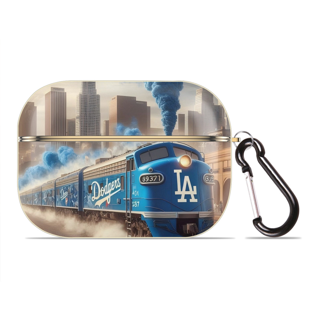  Luxury Gold AirPods Pro Case With Keychain, Flexible PC Material, Full Protection, Precise Cutouts, Anti-Fingerprint, Washable, Durable Design