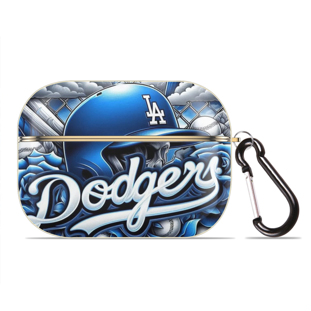  Luxury Gold AirPods Pro Case With Keychain, Flexible PC Material, Full Protection, Precise Cutouts, Anti-Fingerprint, Washable, Durable Design