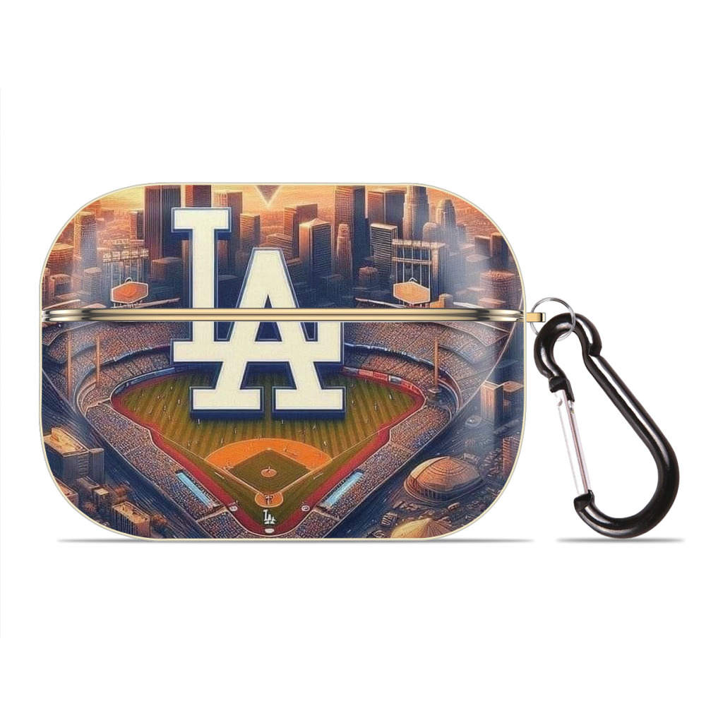  Luxury Gold AirPods Pro Case With Keychain, Flexible PC Material, Full Protection, Precise Cutouts, Anti-Fingerprint, Washable, Durable Design