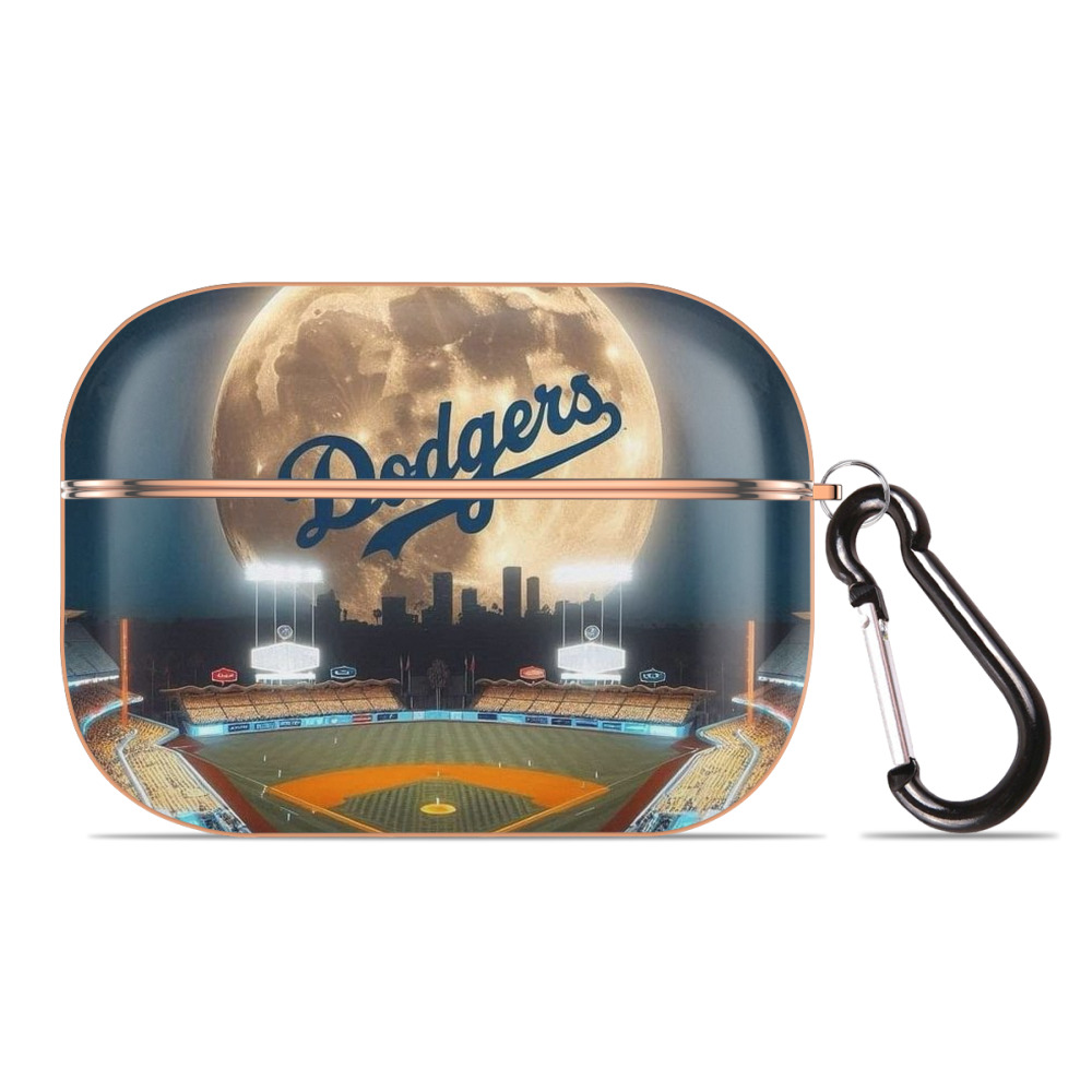  AirPods Pro Protective Case Rose Gold, Flexible PC Material, Precise Fit, Anti-Slip Cover, Full Protection, Fingerprint Resistant, Washable With Keychain