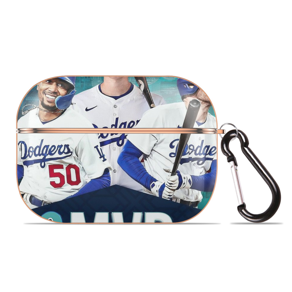  AirPods Pro Protective Case Rose Gold, Flexible PC Material, Precise Fit, Anti-Slip Cover, Full Protection, Fingerprint Resistant, Washable With Keychain