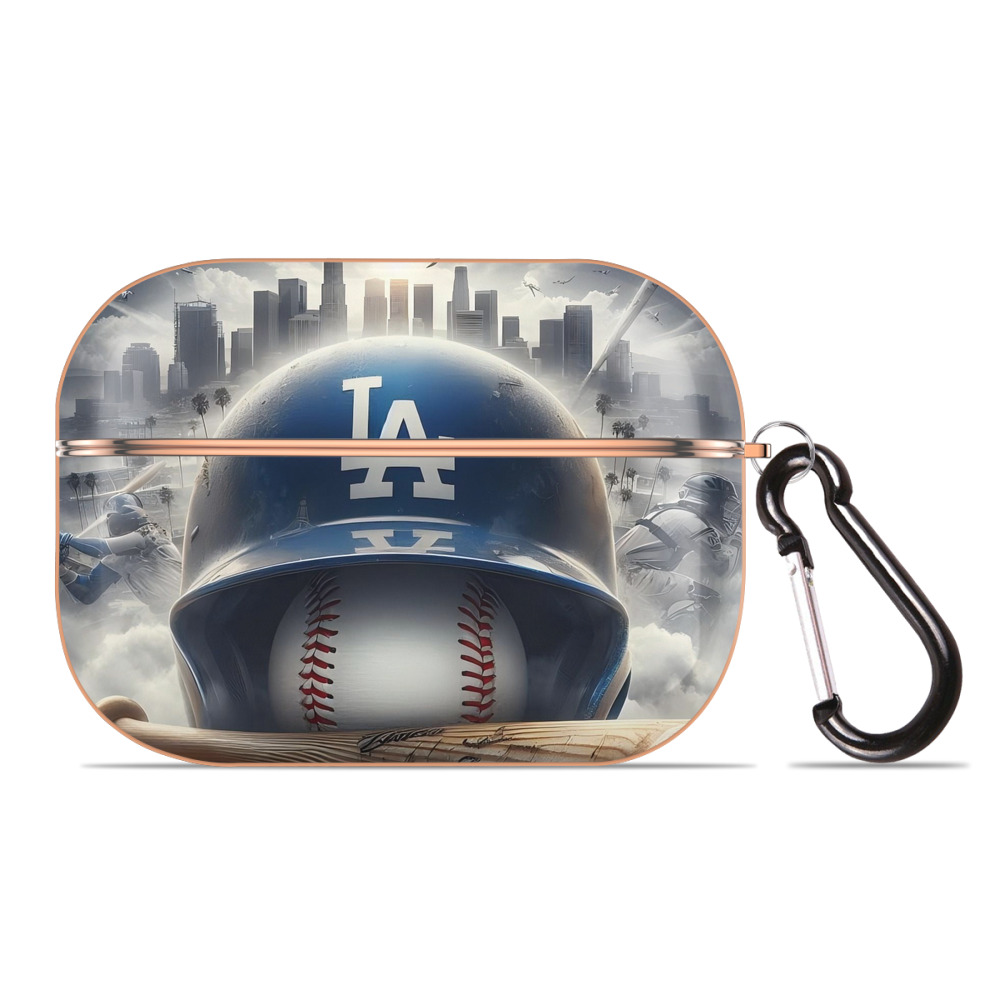  AirPods Pro Protective Case Rose Gold, Flexible PC Material, Precise Fit, Anti-Slip Cover, Full Protection, Fingerprint Resistant, Washable With Keychain