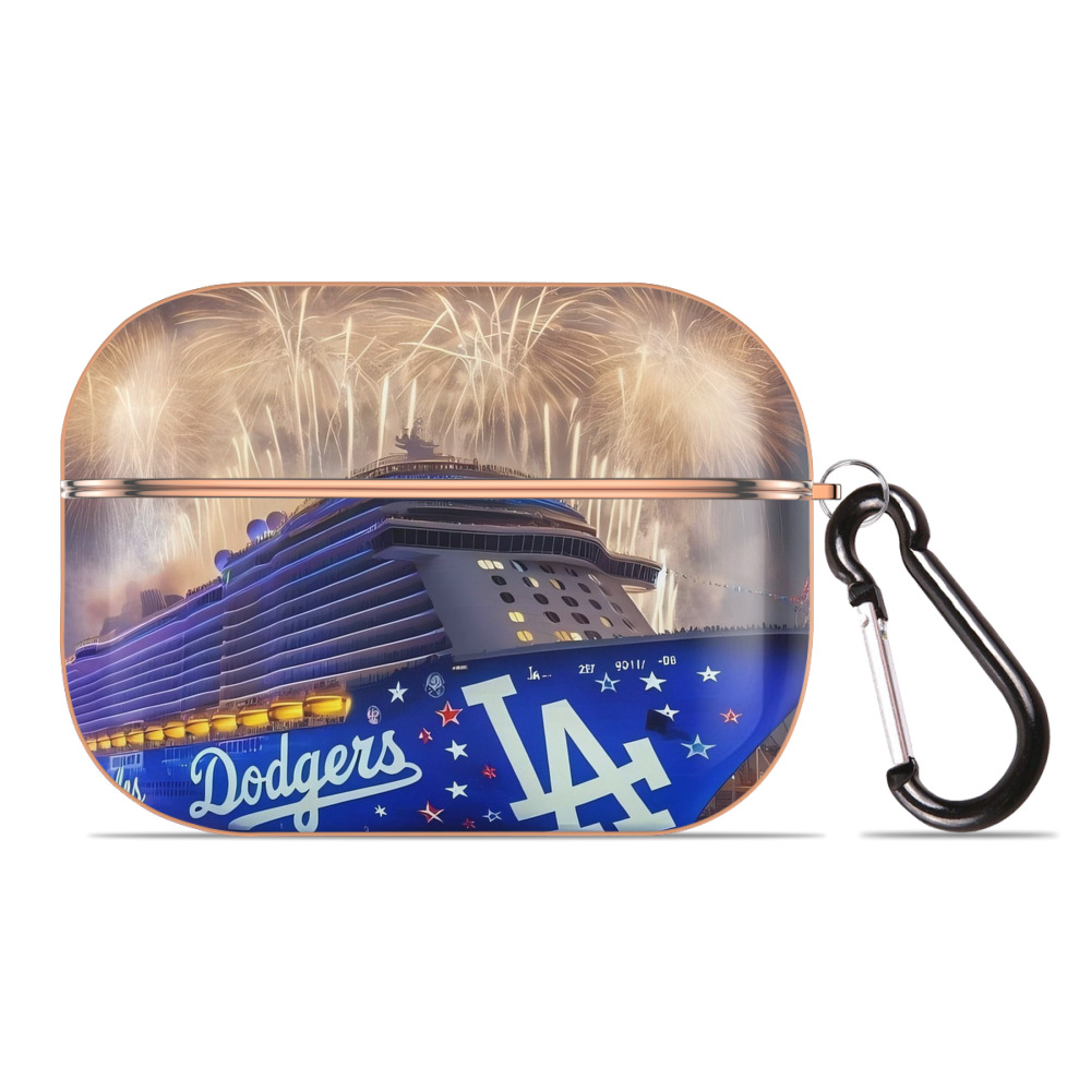  AirPods Pro Protective Case Rose Gold, Flexible PC Material, Precise Fit, Anti-Slip Cover, Full Protection, Fingerprint Resistant, Washable With Keychain