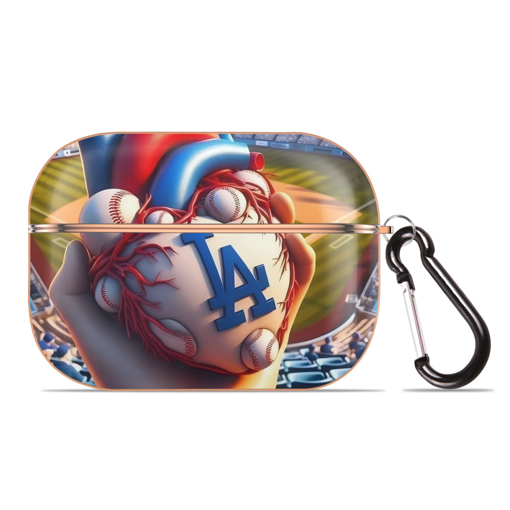  AirPods Pro Protective Case Rose Gold, Flexible PC Material, Precise Fit, Anti-Slip Cover, Full Protection, Fingerprint Resistant, Washable With Keychain