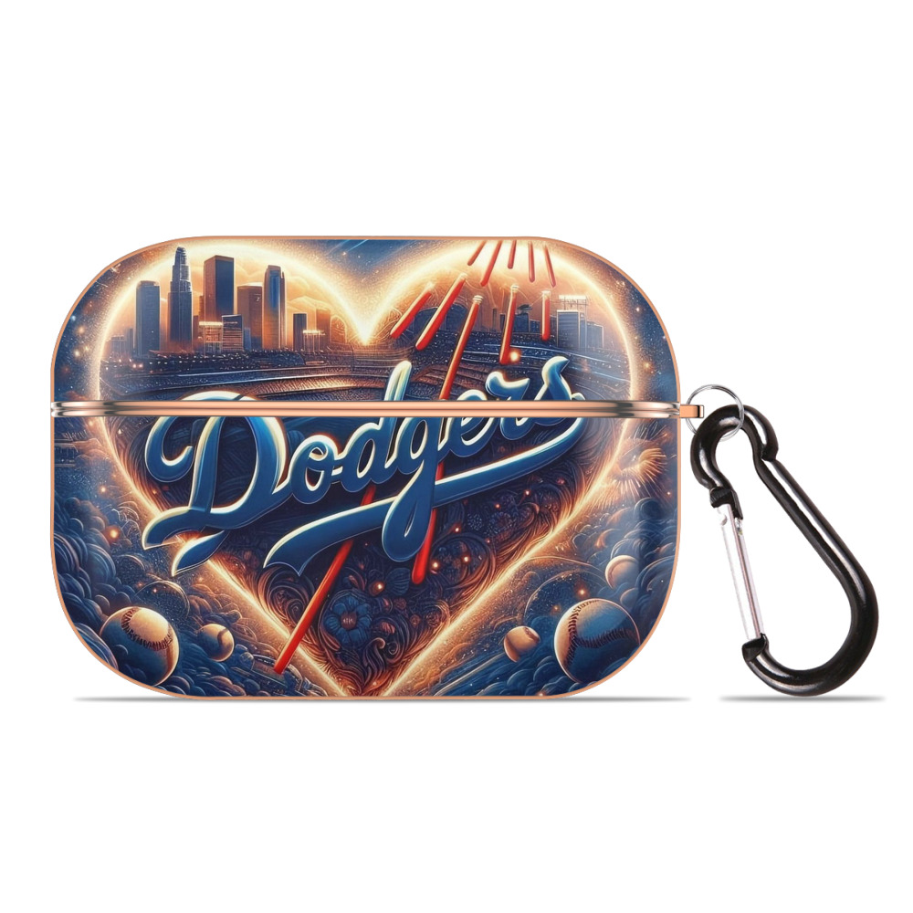  AirPods Pro Protective Case Rose Gold, Flexible PC Material, Precise Fit, Anti-Slip Cover, Full Protection, Fingerprint Resistant, Washable With Keychain