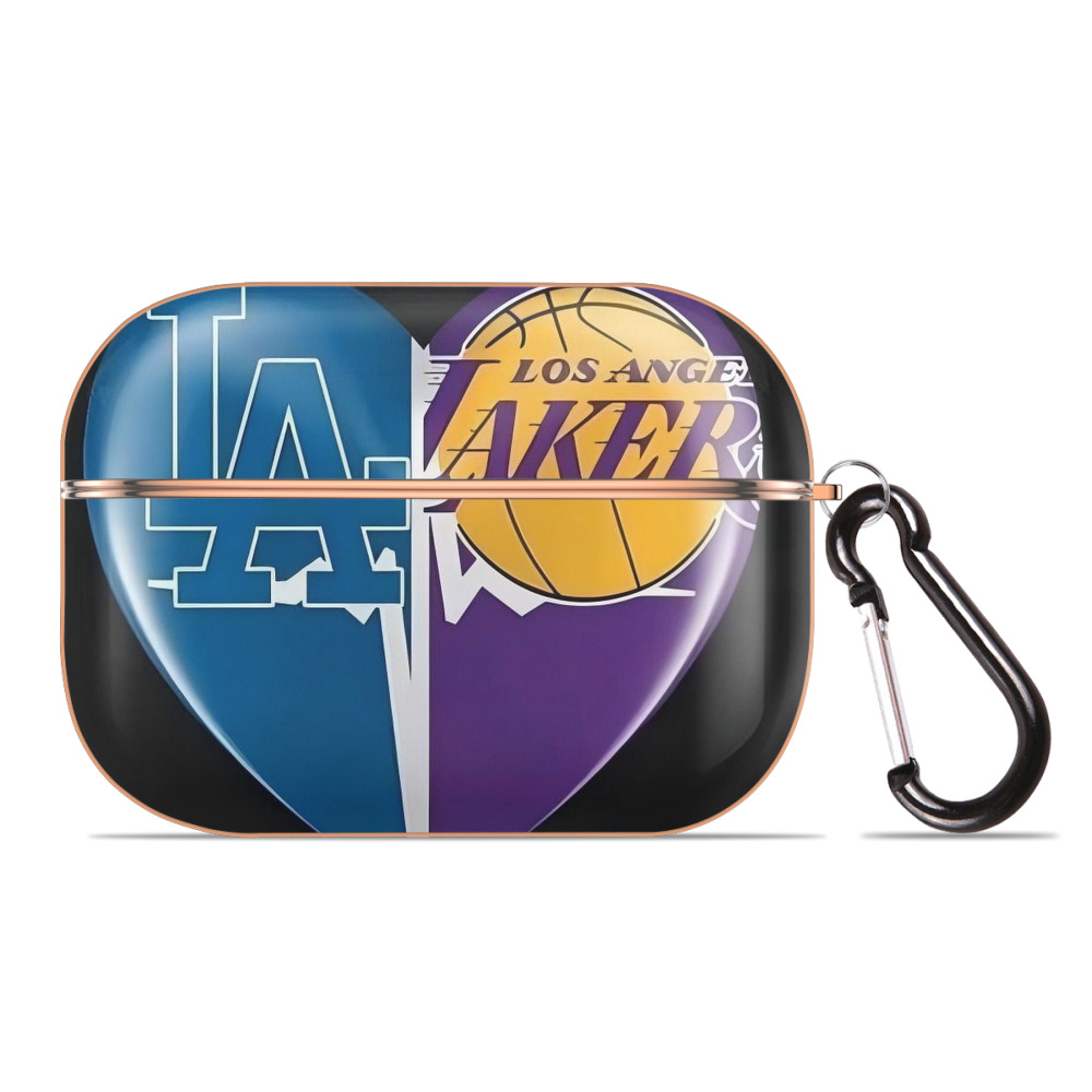  AirPods Pro Protective Case Rose Gold, Flexible PC Material, Precise Fit, Anti-Slip Cover, Full Protection, Fingerprint Resistant, Washable With Keychain