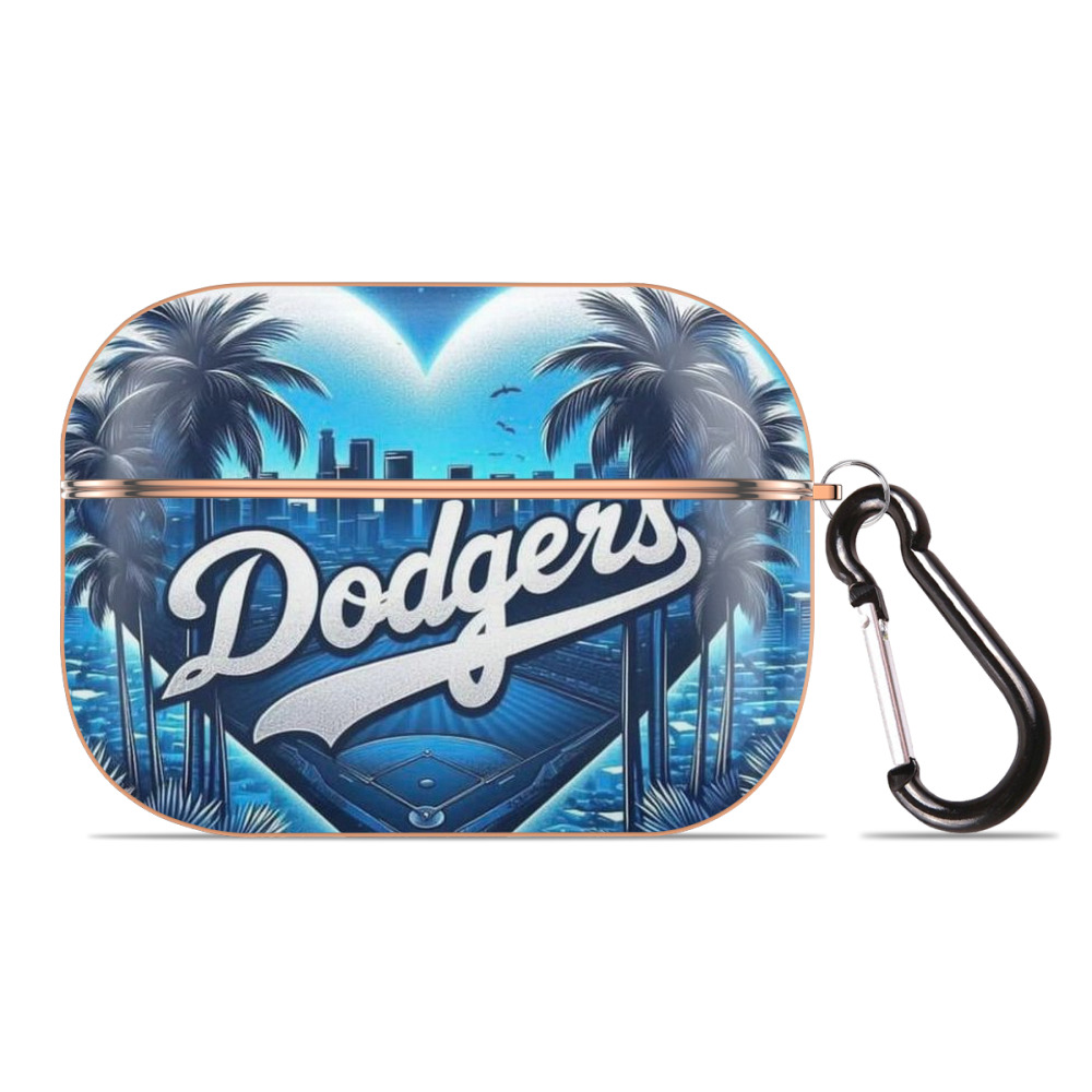  AirPods Pro Protective Case Rose Gold, Flexible PC Material, Precise Fit, Anti-Slip Cover, Full Protection, Fingerprint Resistant, Washable With Keychain