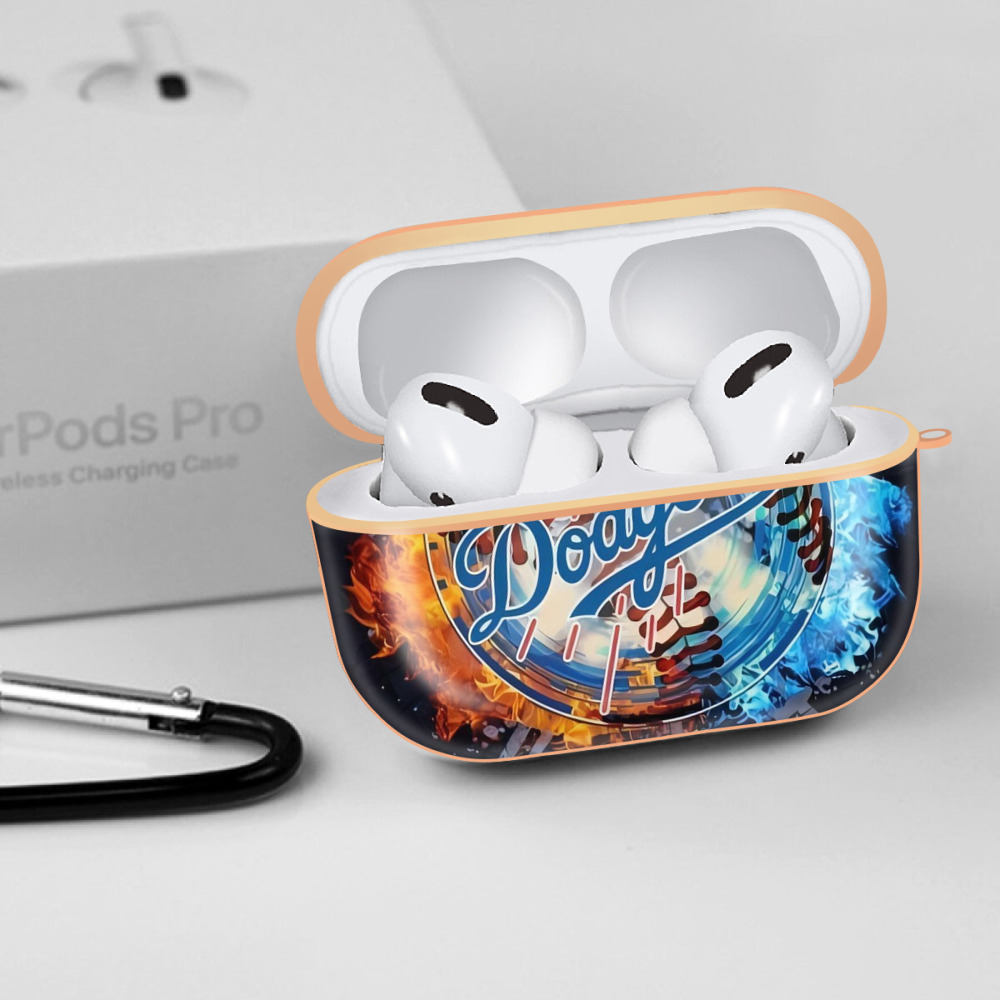  AirPods Pro Protective Case Rose Gold, Flexible PC Material, Precise Fit, Anti-Slip Cover, Full Protection, Fingerprint Resistant, Washable With Keychain