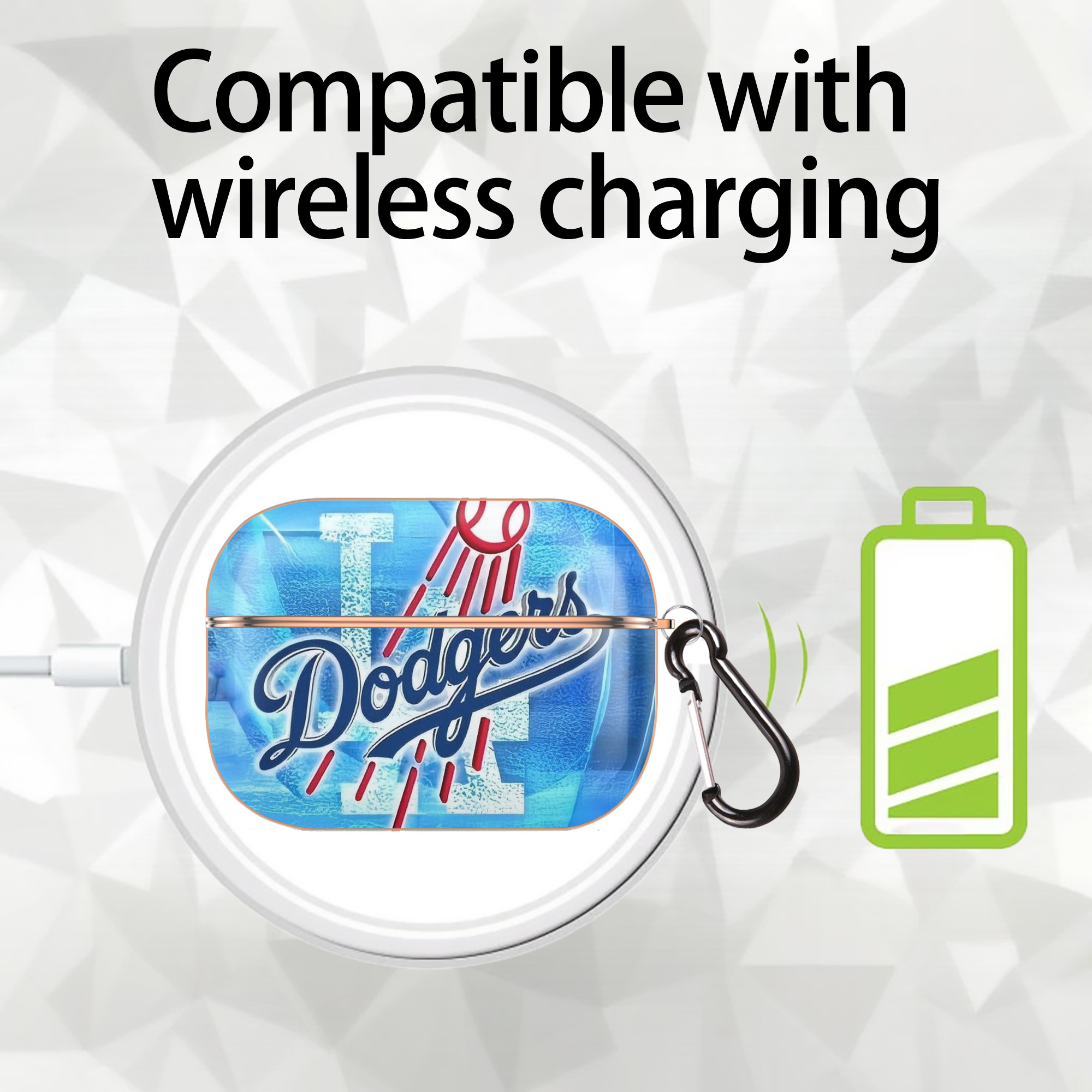  AirPods Pro Protective Case Rose Gold, Flexible PC Material, Precise Fit, Anti-Slip Cover, Full Protection, Fingerprint Resistant, Washable With Keychain