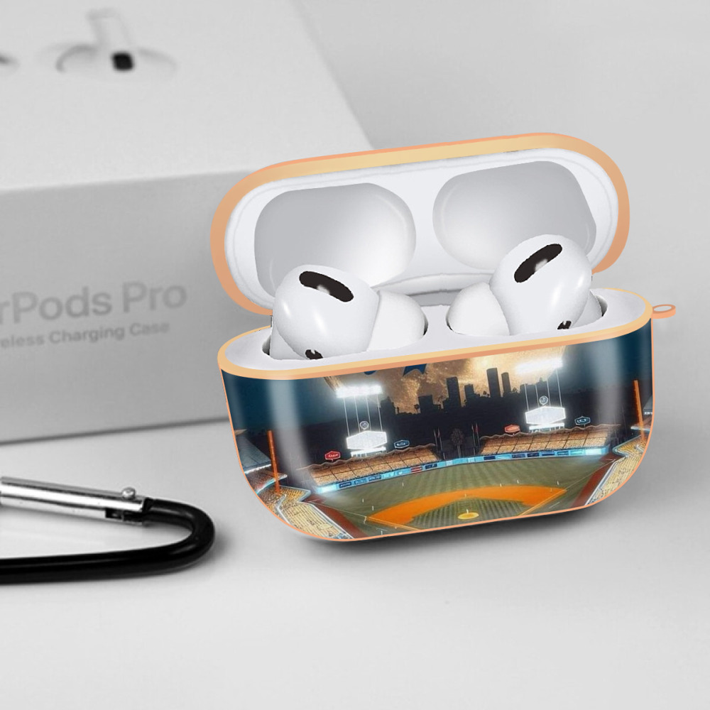  AirPods Pro Protective Case Rose Gold, Flexible PC Material, Precise Fit, Anti-Slip Cover, Full Protection, Fingerprint Resistant, Washable With Keychain