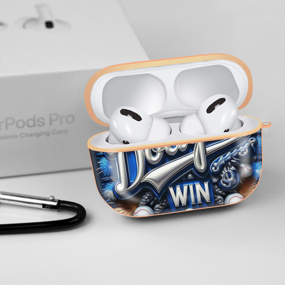  AirPods Pro Protective Case Rose Gold, Flexible PC Material, Precise Fit, Anti-Slip Cover, Full Protection, Fingerprint Resistant, Washable With Keychain