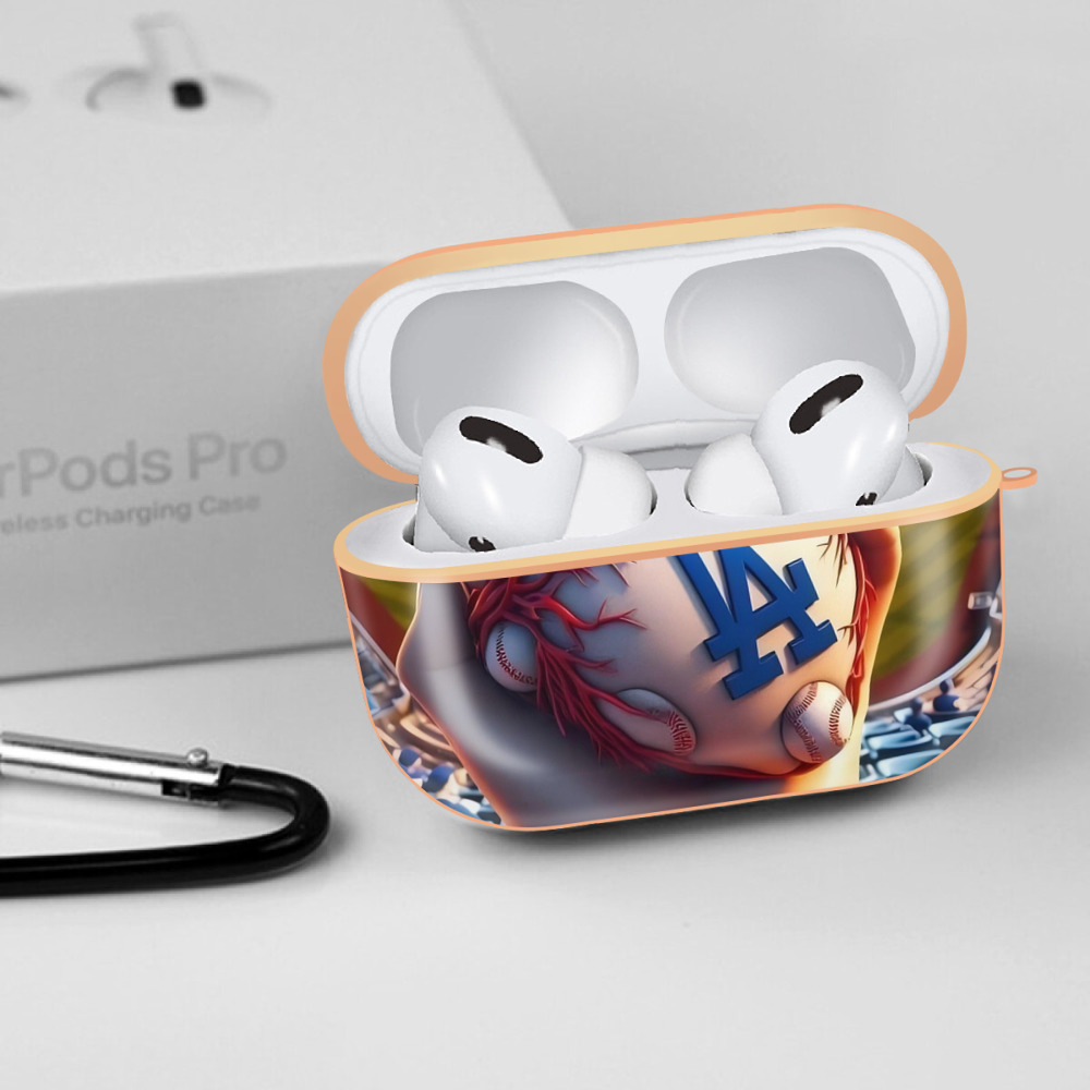 AirPods Pro Protective Case Rose Gold, Flexible PC Material, Precise Fit, Anti-Slip Cover, Full Protection, Fingerprint Resistant, Washable With Keychain