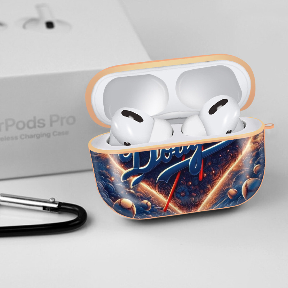  AirPods Pro Protective Case Rose Gold, Flexible PC Material, Precise Fit, Anti-Slip Cover, Full Protection, Fingerprint Resistant, Washable With Keychain