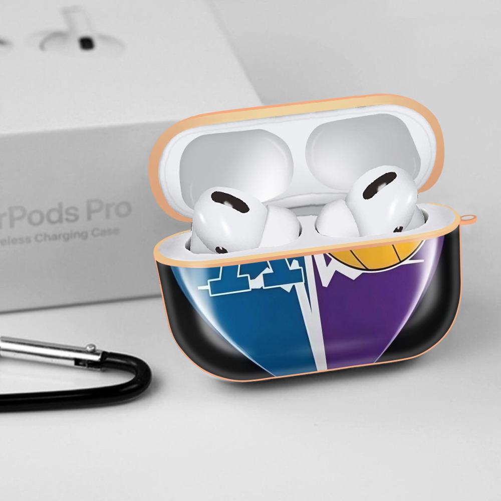  AirPods Pro Protective Case Rose Gold, Flexible PC Material, Precise Fit, Anti-Slip Cover, Full Protection, Fingerprint Resistant, Washable With Keychain