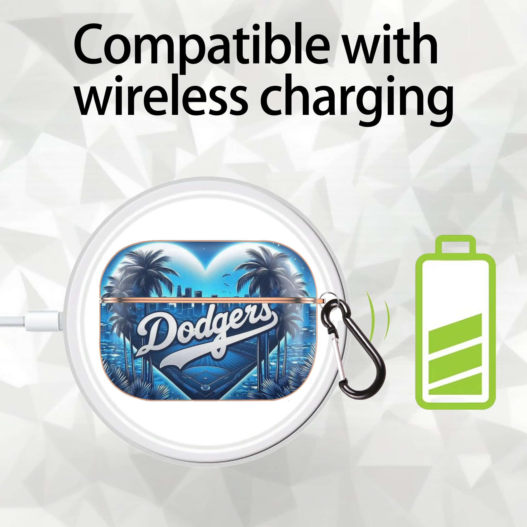  AirPods Pro Protective Case Rose Gold, Flexible PC Material, Precise Fit, Anti-Slip Cover, Full Protection, Fingerprint Resistant, Washable With Keychain