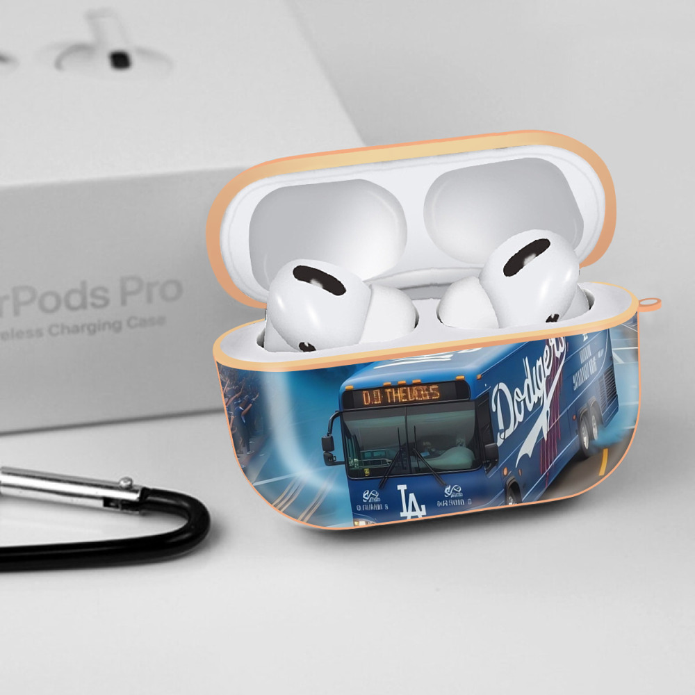  AirPods Pro Protective Case Rose Gold, Flexible PC Material, Precise Fit, Anti-Slip Cover, Full Protection, Fingerprint Resistant, Washable With Keychain