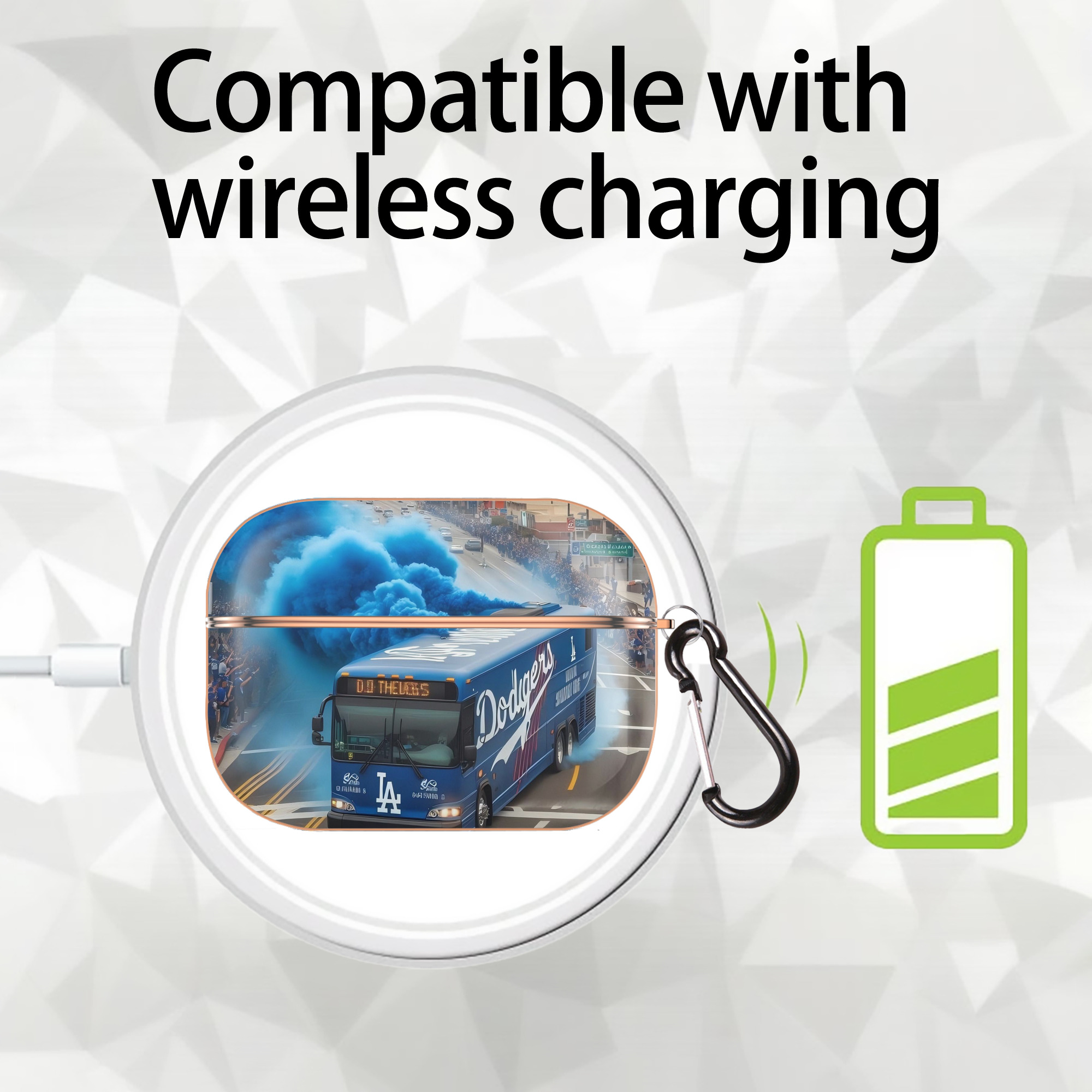  AirPods Pro Protective Case Rose Gold, Flexible PC Material, Precise Fit, Anti-Slip Cover, Full Protection, Fingerprint Resistant, Washable With Keychain