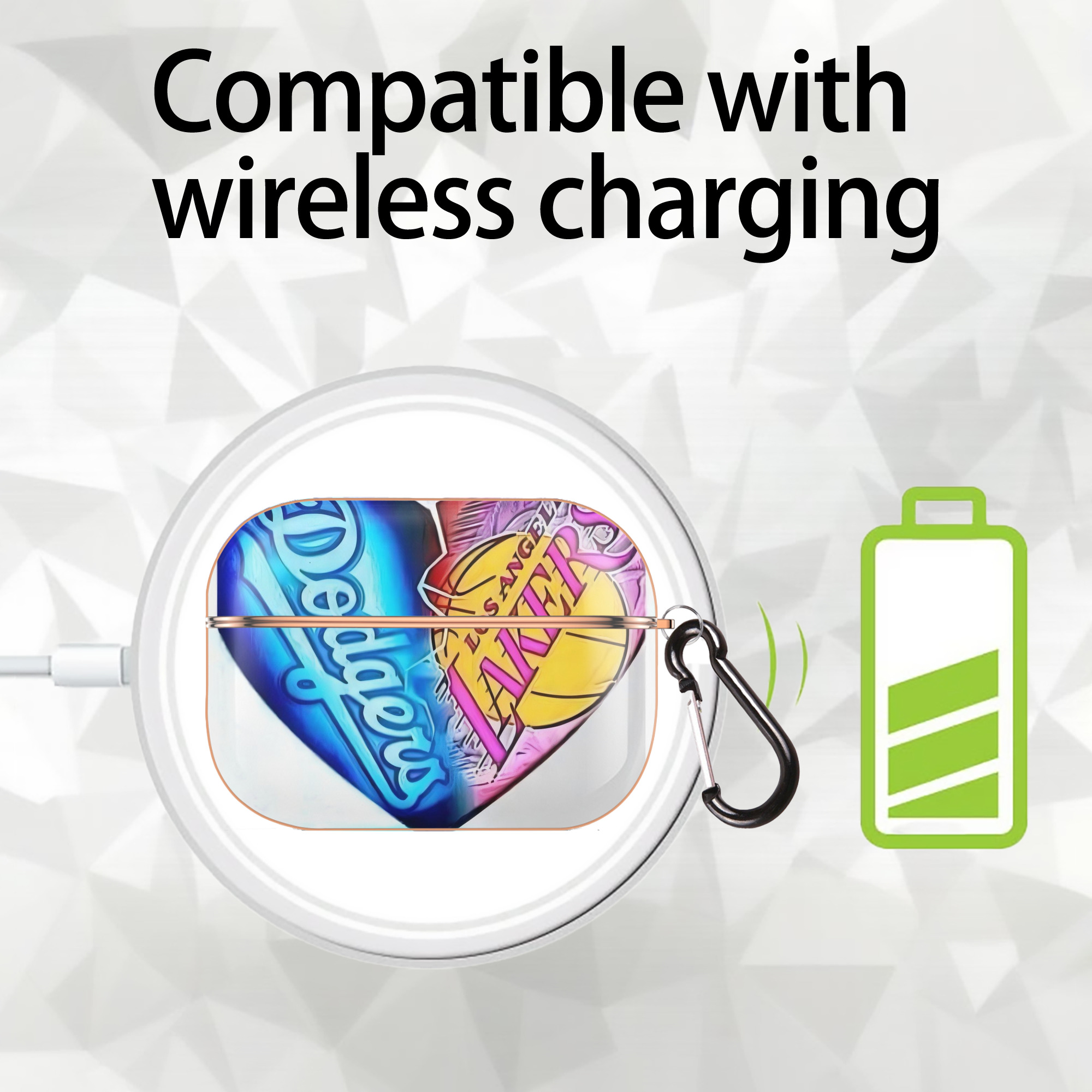  AirPods Pro Protective Case Rose Gold, Flexible PC Material, Precise Fit, Anti-Slip Cover, Full Protection, Fingerprint Resistant, Washable With Keychain