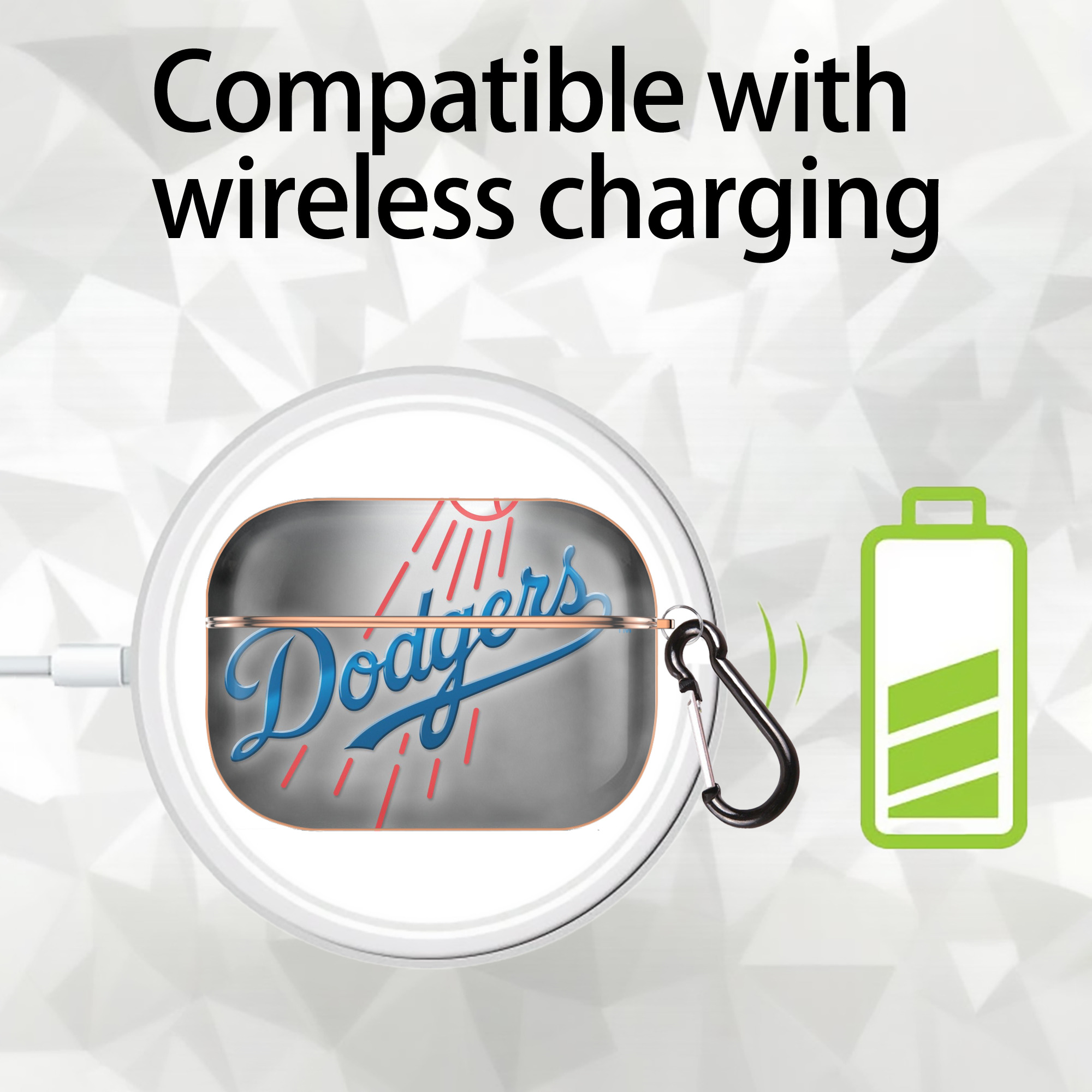  AirPods Pro Protective Case Rose Gold, Flexible PC Material, Precise Fit, Anti-Slip Cover, Full Protection, Fingerprint Resistant, Washable With Keychain