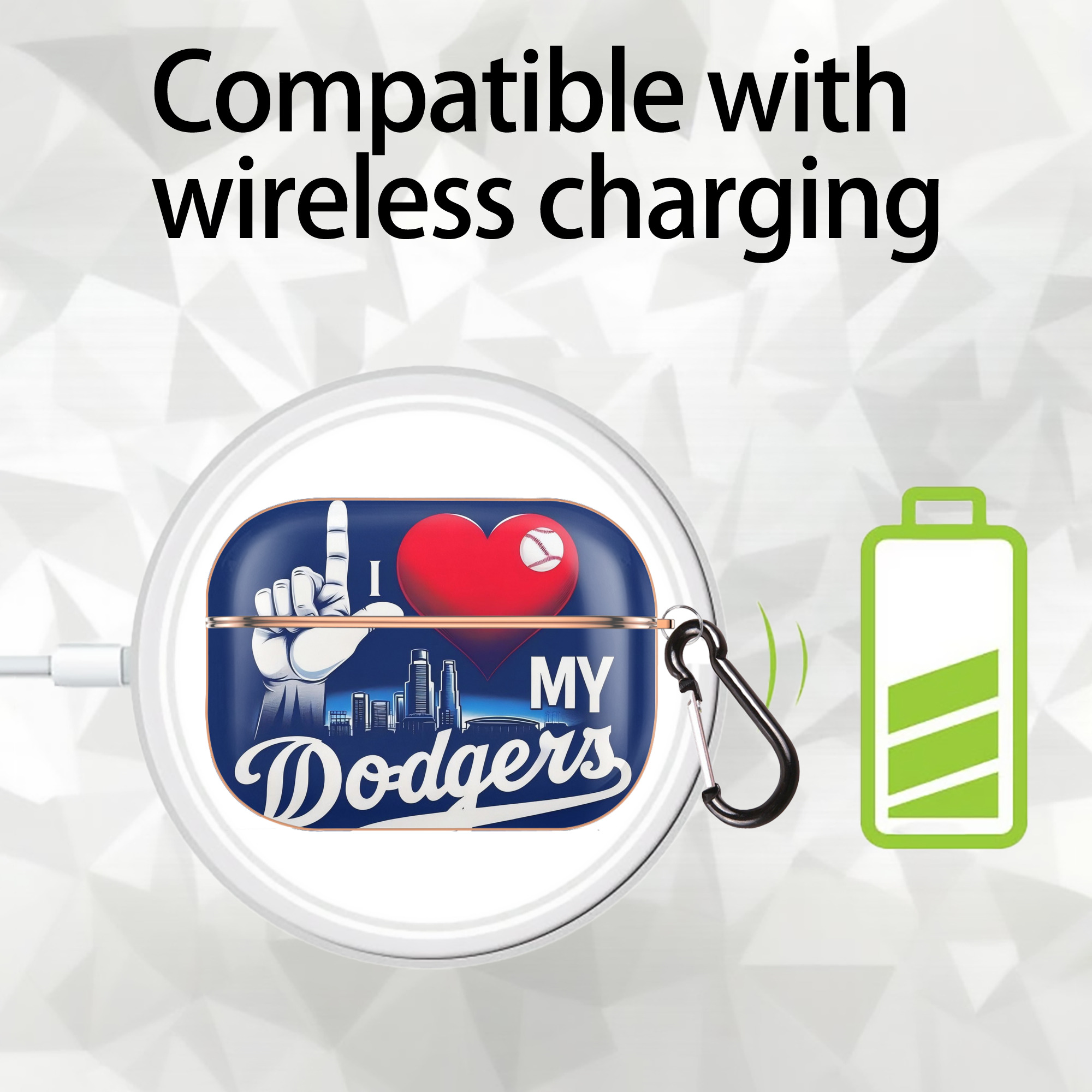  AirPods Pro Protective Case Rose Gold, Flexible PC Material, Precise Fit, Anti-Slip Cover, Full Protection, Fingerprint Resistant, Washable With Keychain