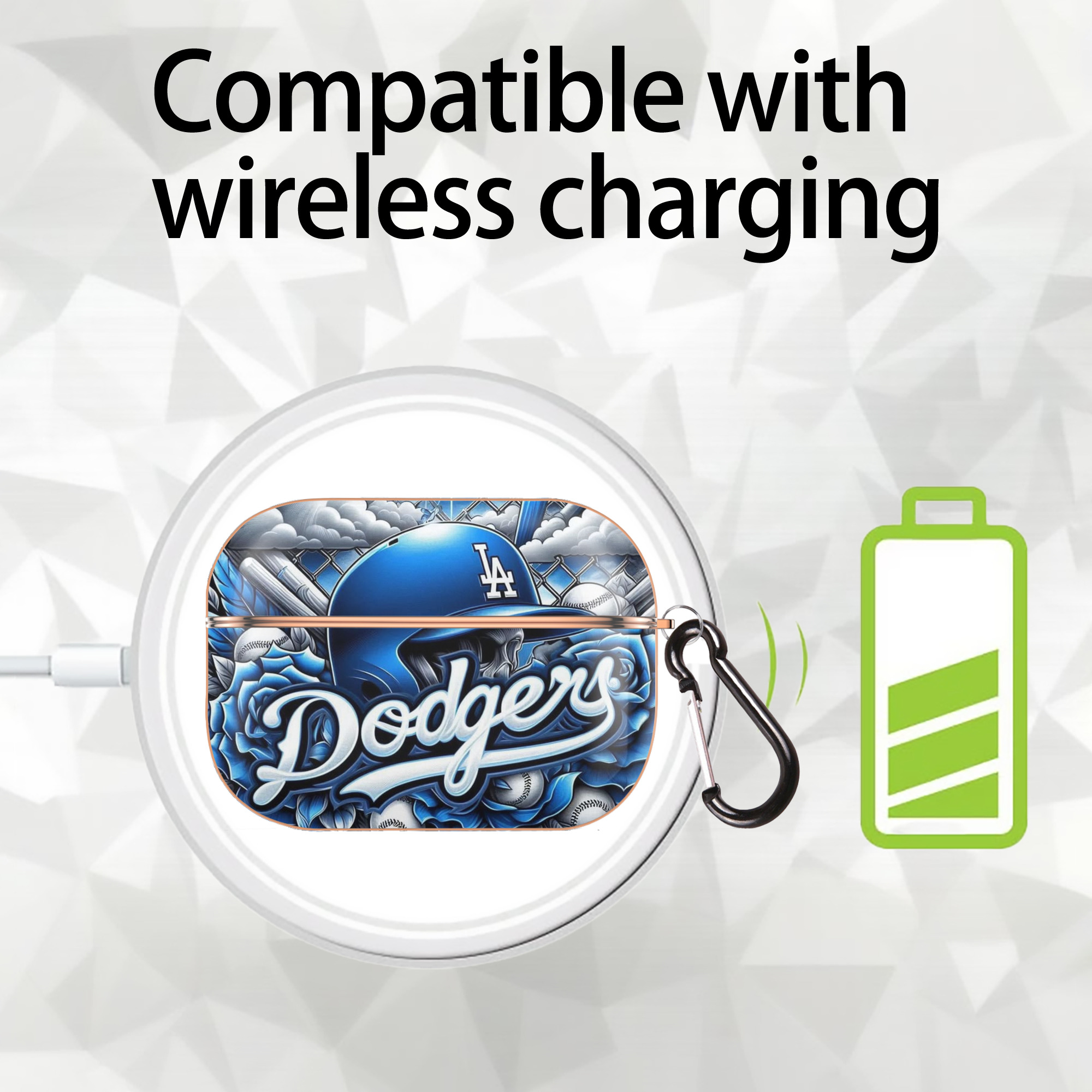  AirPods Pro Protective Case Rose Gold, Flexible PC Material, Precise Fit, Anti-Slip Cover, Full Protection, Fingerprint Resistant, Washable With Keychain