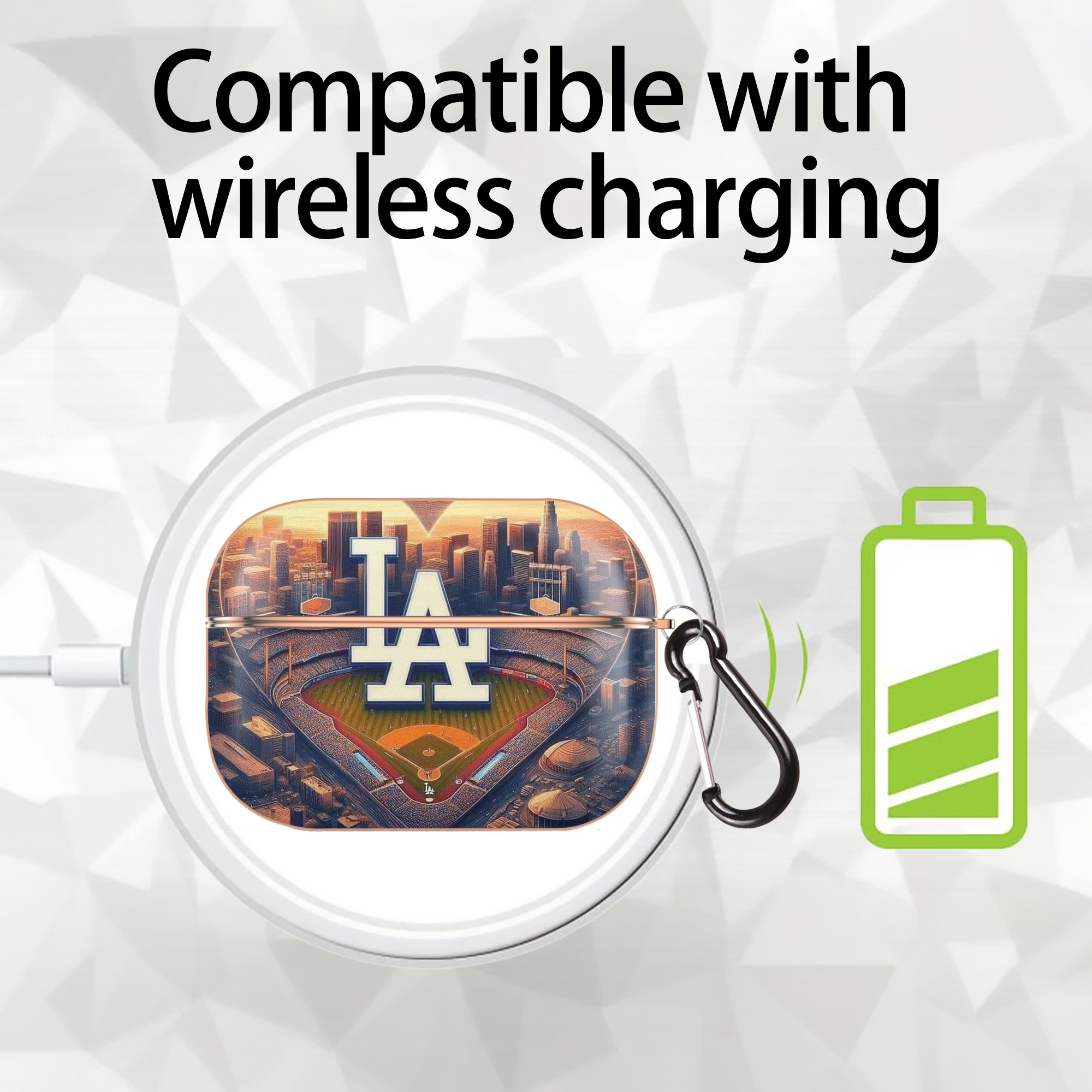  AirPods Pro Protective Case Rose Gold, Flexible PC Material, Precise Fit, Anti-Slip Cover, Full Protection, Fingerprint Resistant, Washable With Keychain