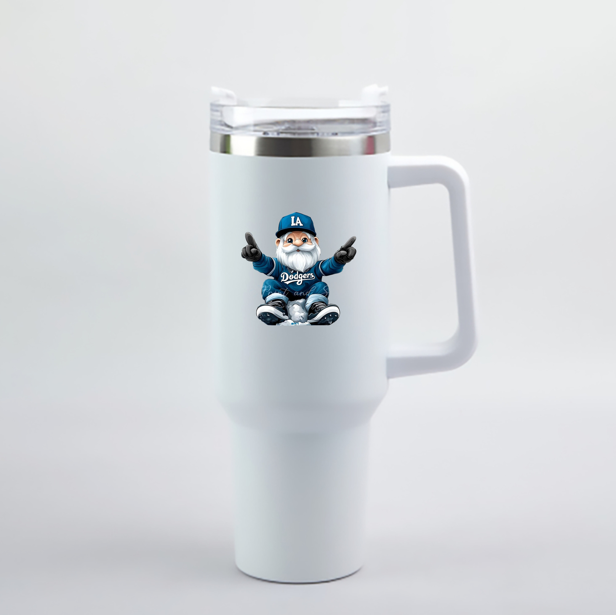  40oz Handle Car Cup With Crystal Sticker Design – Durable Stainless Steel Travel Mug With Reusable Straw – Double Wall Insulated