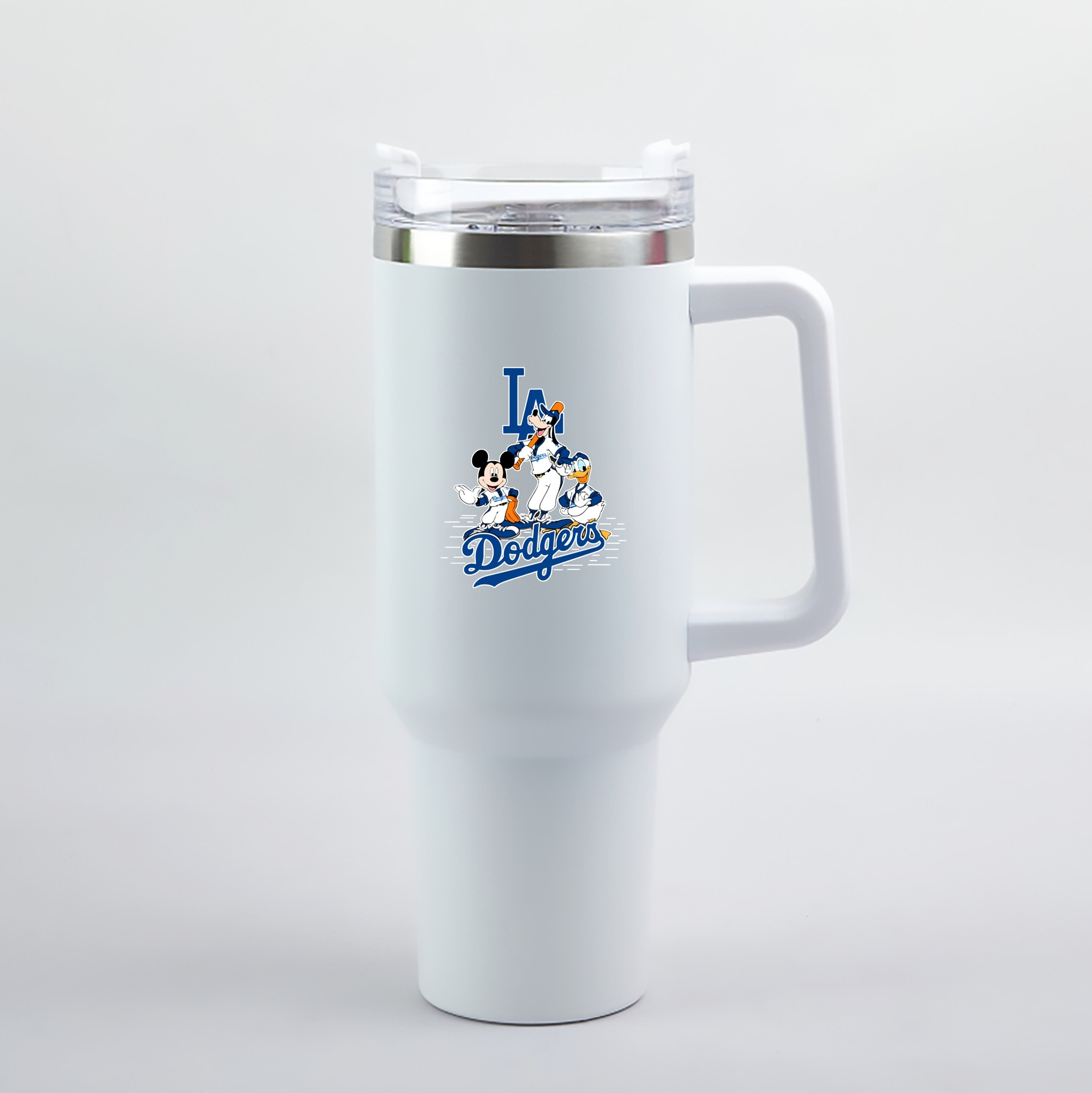  40oz Handle Car Tumbler – Durable Stainless Steel Travel Mug With UV Print – Double Wall Insulated, Fits Most Car Cup Holders