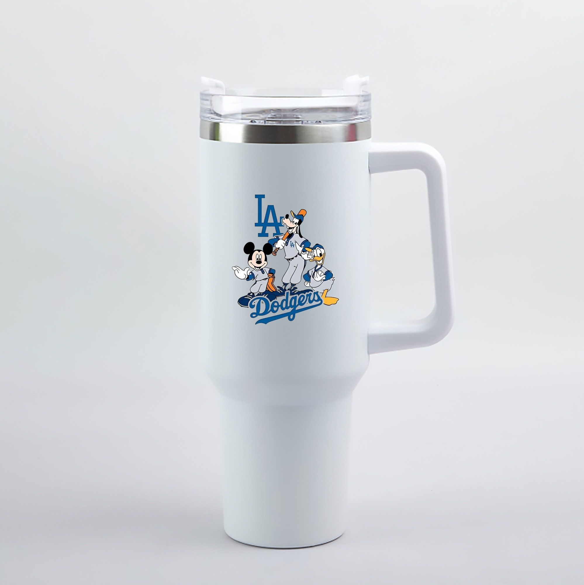  40oz Handle Car Tumbler – Durable Stainless Steel Travel Mug With UV Print – Double Wall Insulated, Fits Most Car Cup Holders