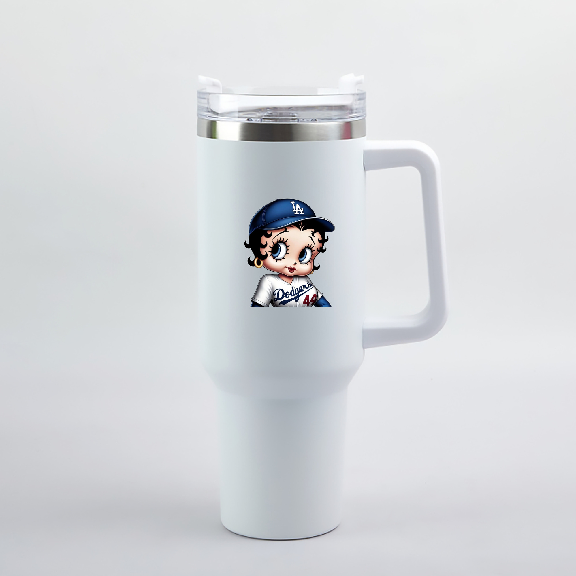  40oz Handle Car Tumbler – Durable Stainless Steel Travel Mug With UV Print – Double Wall Insulated, Fits Most Car Cup Holders