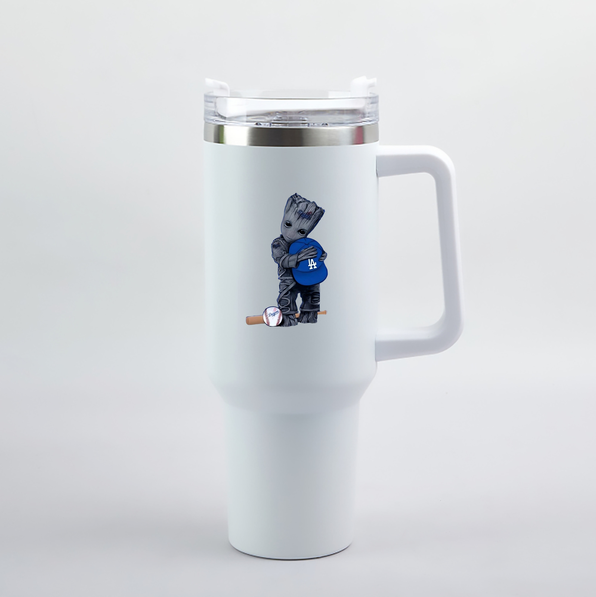  40oz Handle Car Tumbler – Durable Stainless Steel Travel Mug With UV Print – Double Wall Insulated, Fits Most Car Cup Holders