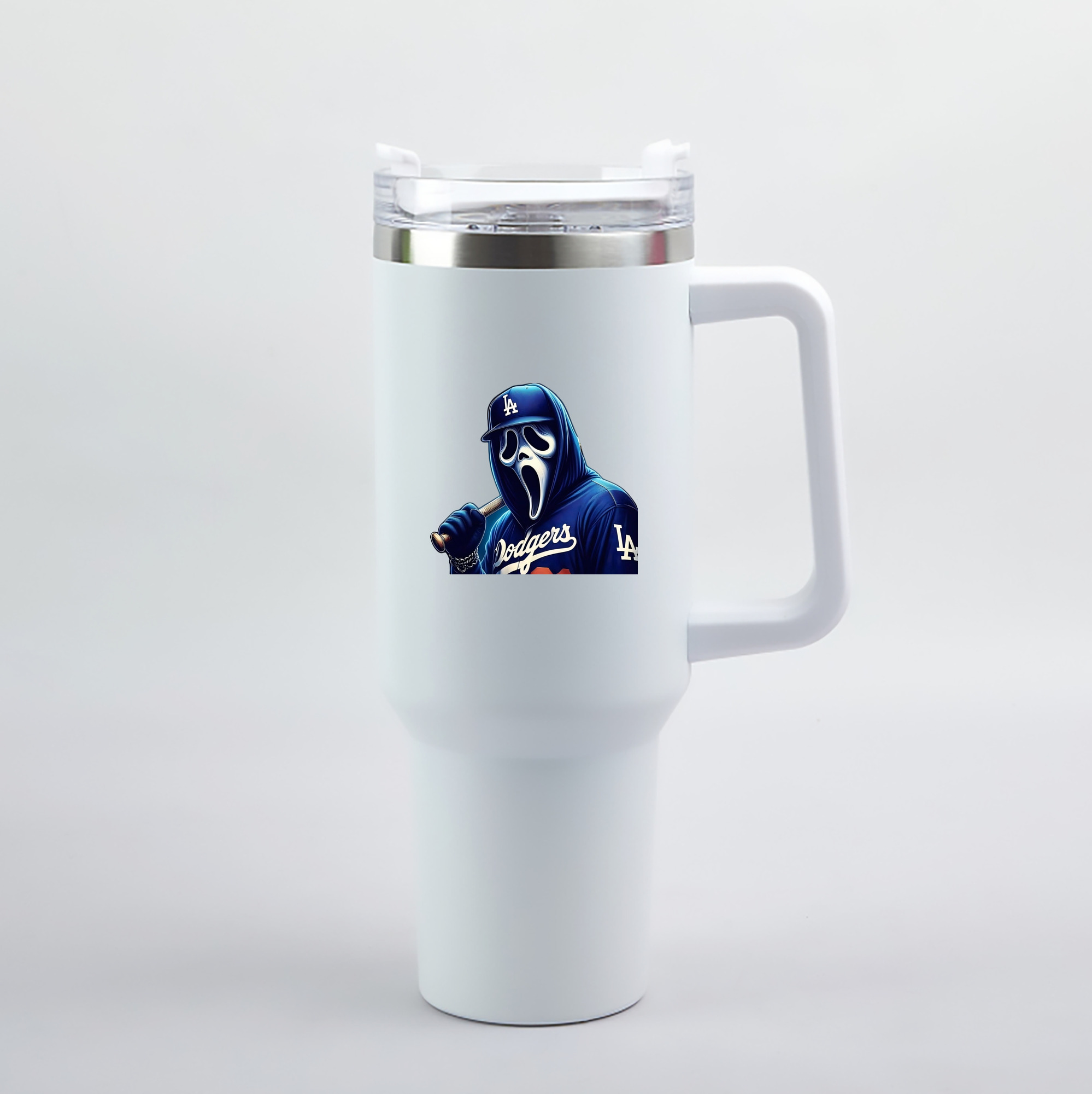  40oz Handle Car Tumbler – Durable Stainless Steel Travel Mug With UV Print – Double Wall Insulated, Fits Most Car Cup Holders