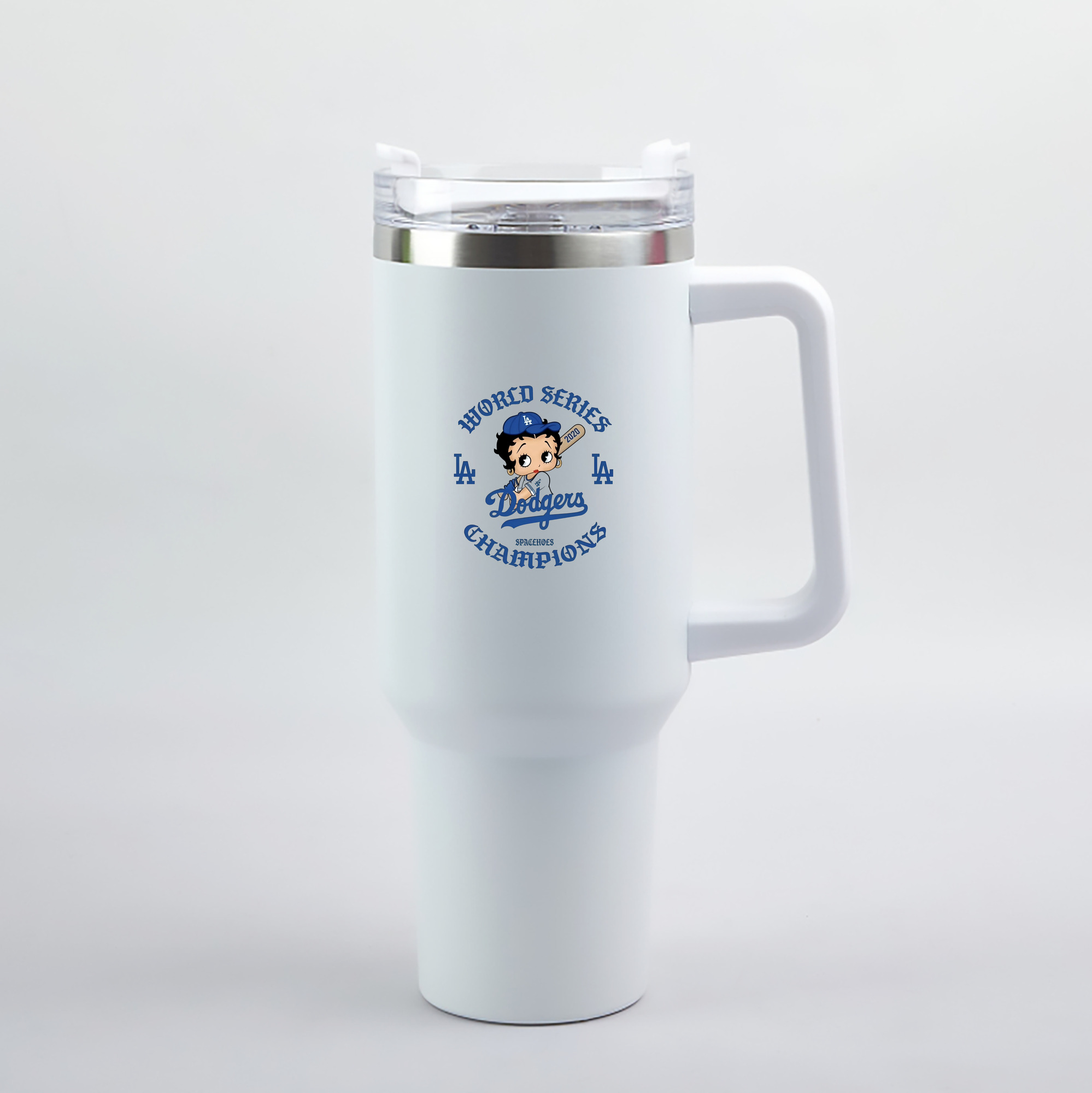  40oz Handle Car Tumbler – Durable Stainless Steel Travel Mug With UV Print – Double Wall Insulated, Fits Most Car Cup Holders