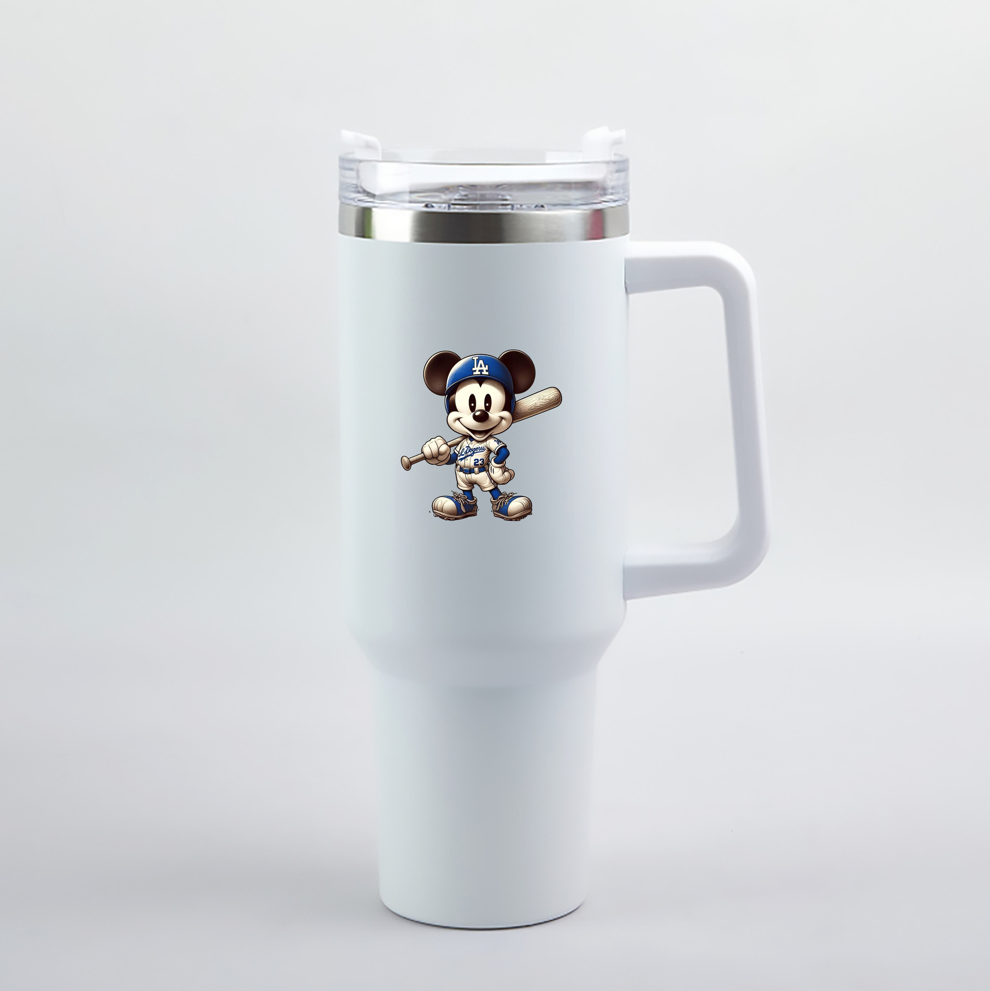  40oz Handle Car Tumbler – Durable Stainless Steel Travel Mug With UV Print – Double Wall Insulated, Fits Most Car Cup Holders