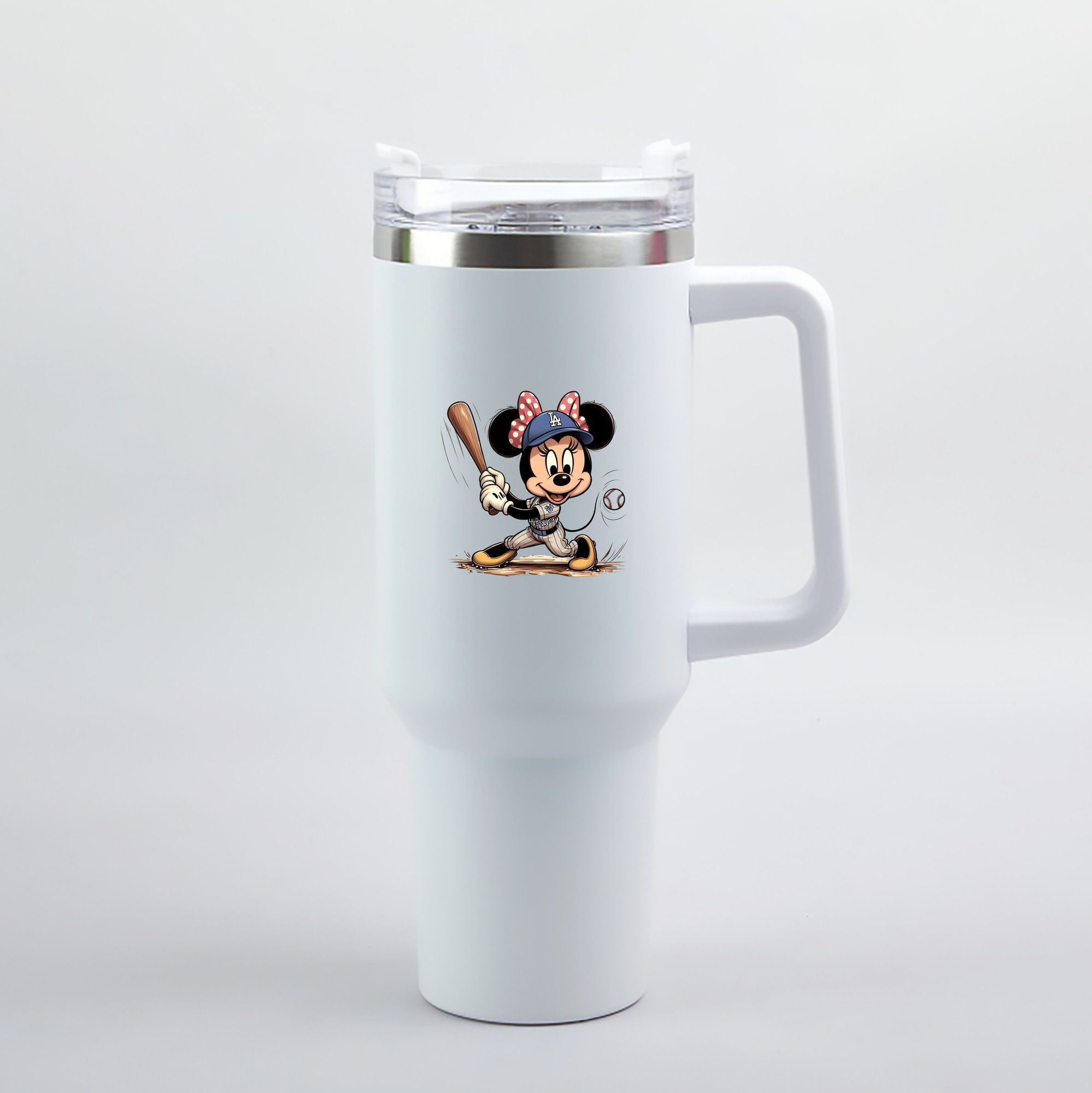  40oz Handle Car Tumbler – Durable Stainless Steel Travel Mug With UV Print – Double Wall Insulated, Fits Most Car Cup Holders