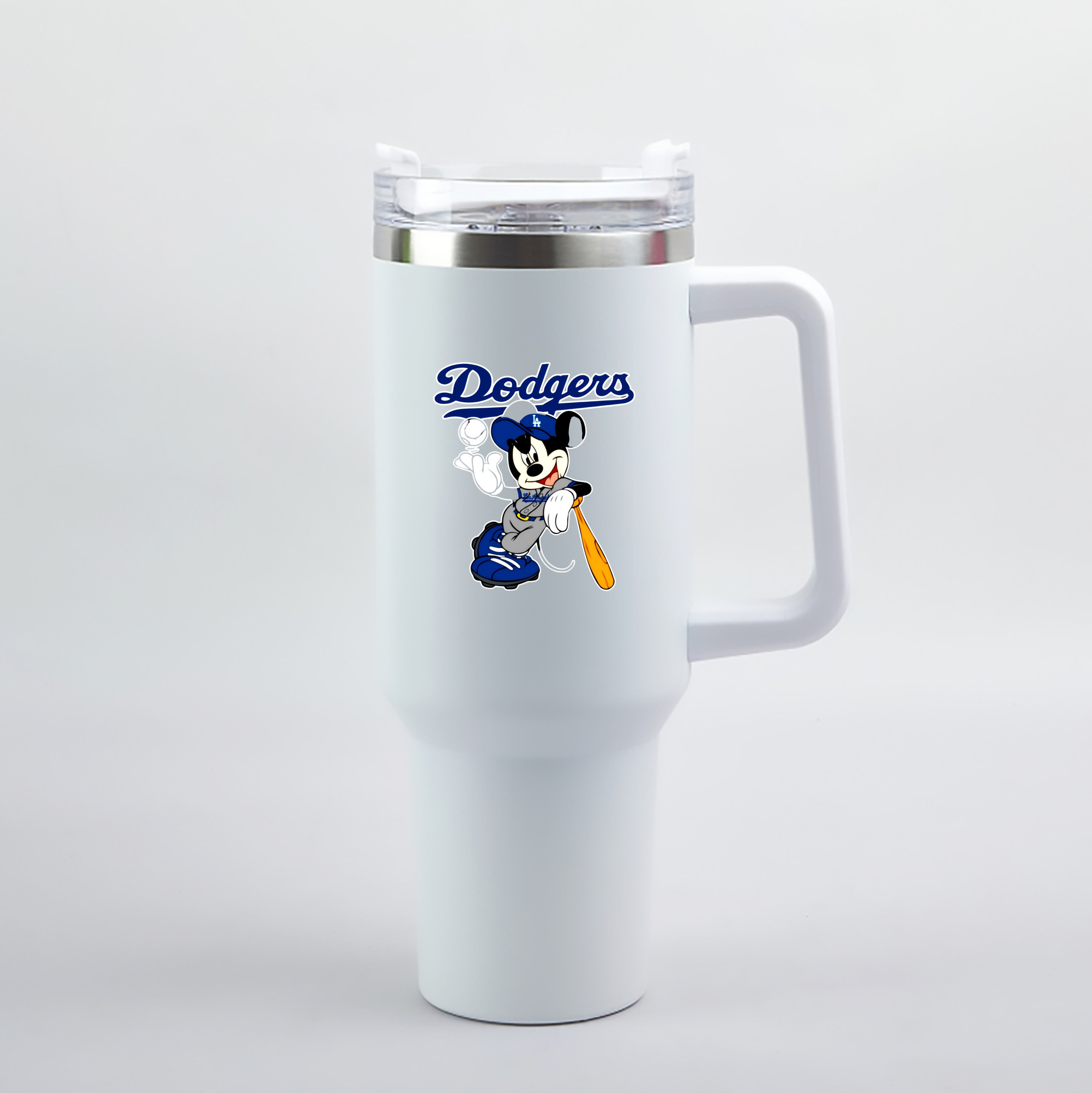  40oz Handle Car Tumbler – Durable Stainless Steel Travel Mug With UV Print – Double Wall Insulated, Fits Most Car Cup Holders