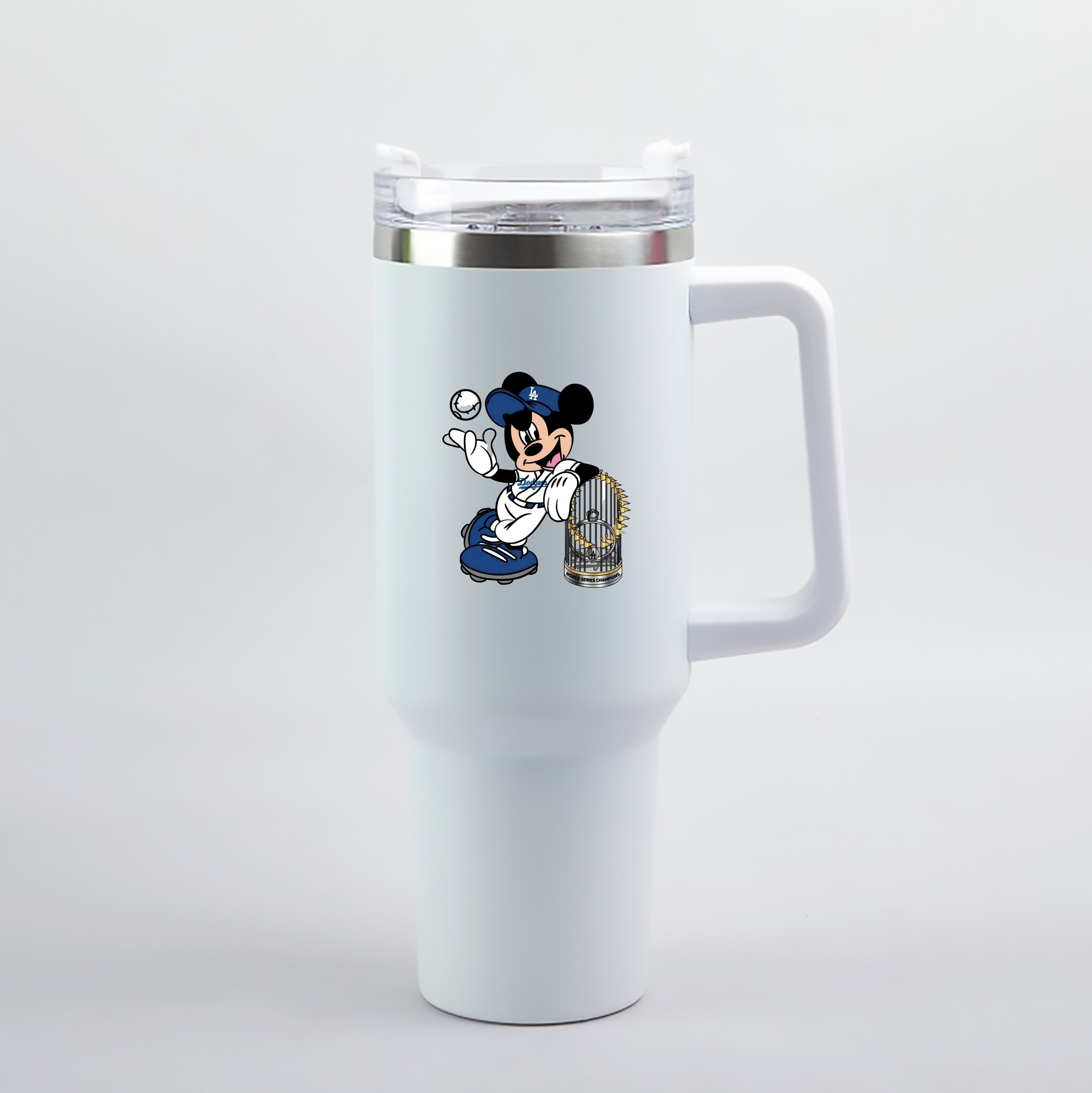  40oz Handle Car Tumbler – Durable Stainless Steel Travel Mug With UV Print – Double Wall Insulated, Fits Most Car Cup Holders