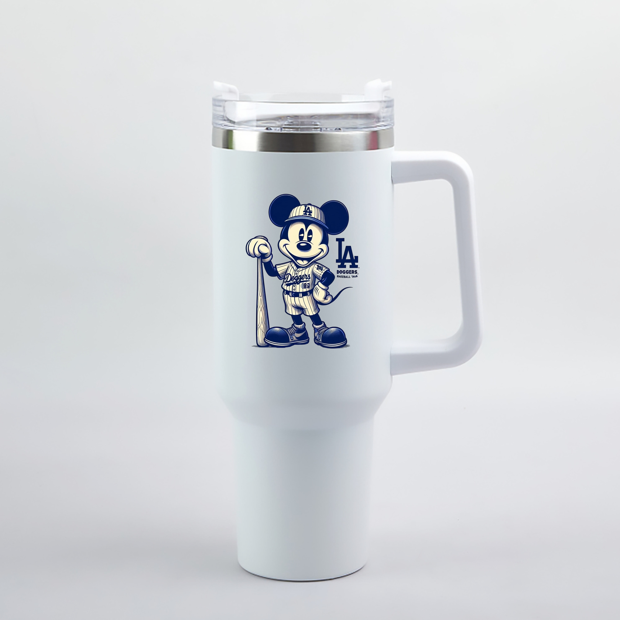  40oz Handle Car Tumbler – Durable Stainless Steel Travel Mug With UV Print – Double Wall Insulated, Fits Most Car Cup Holders