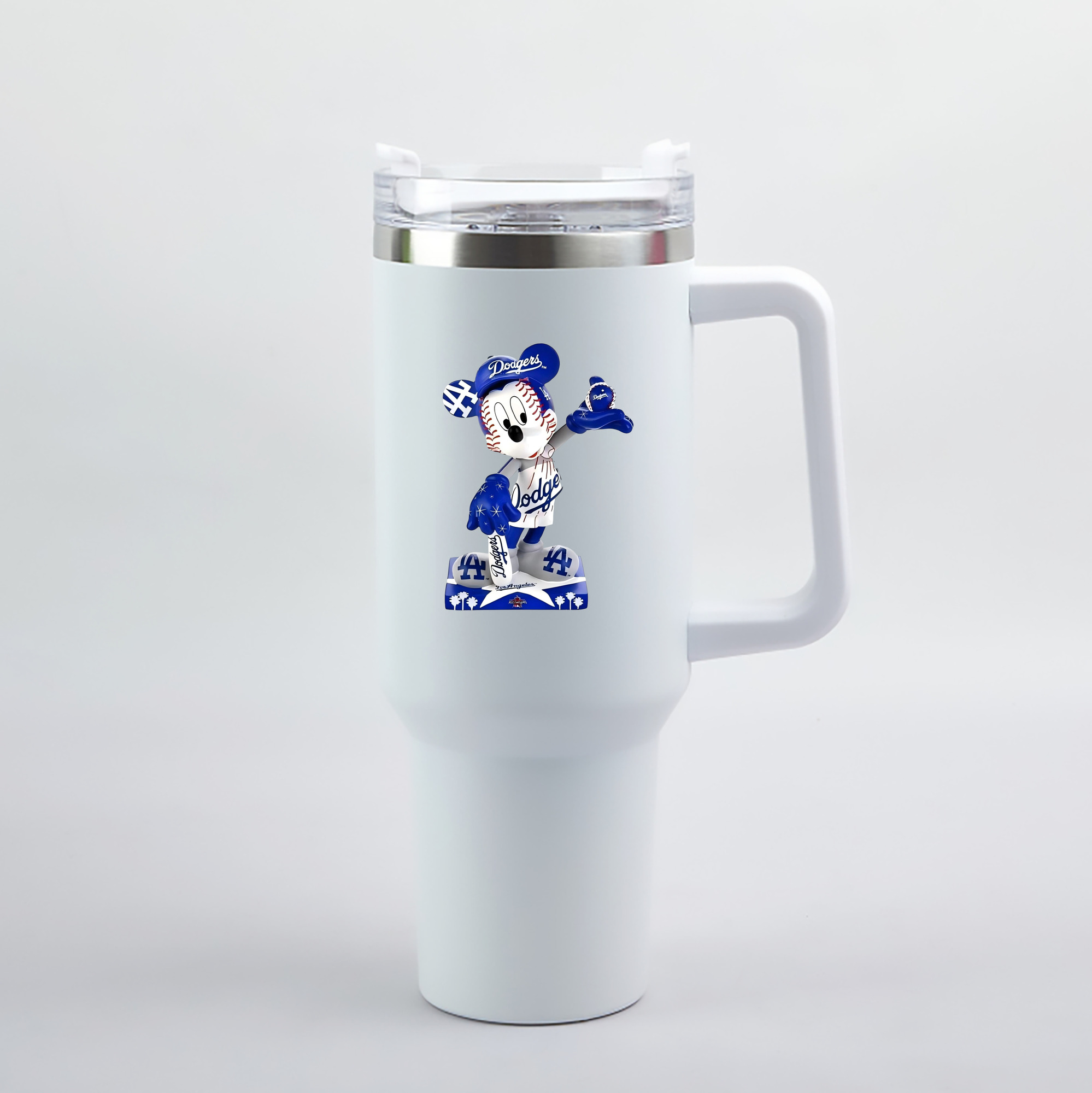  40oz Handle Car Tumbler – Durable Stainless Steel Travel Mug With UV Print – Double Wall Insulated, Fits Most Car Cup Holders