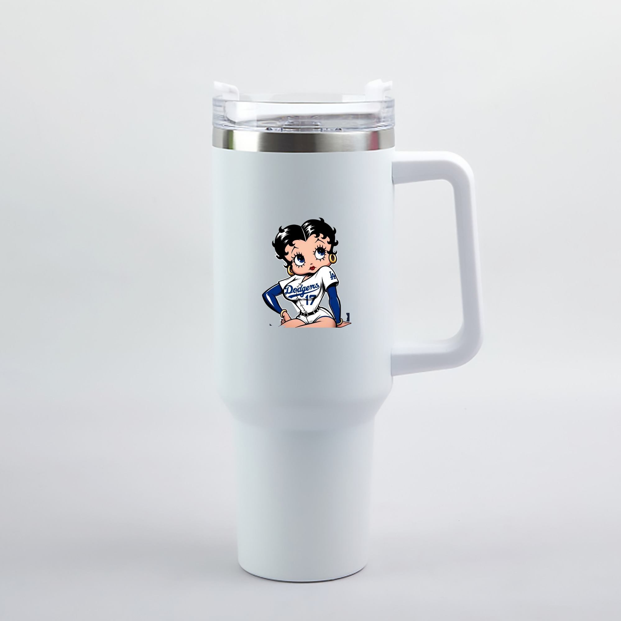  40oz Handle Car Tumbler – Durable Stainless Steel Travel Mug With UV Print – Double Wall Insulated, Fits Most Car Cup Holders